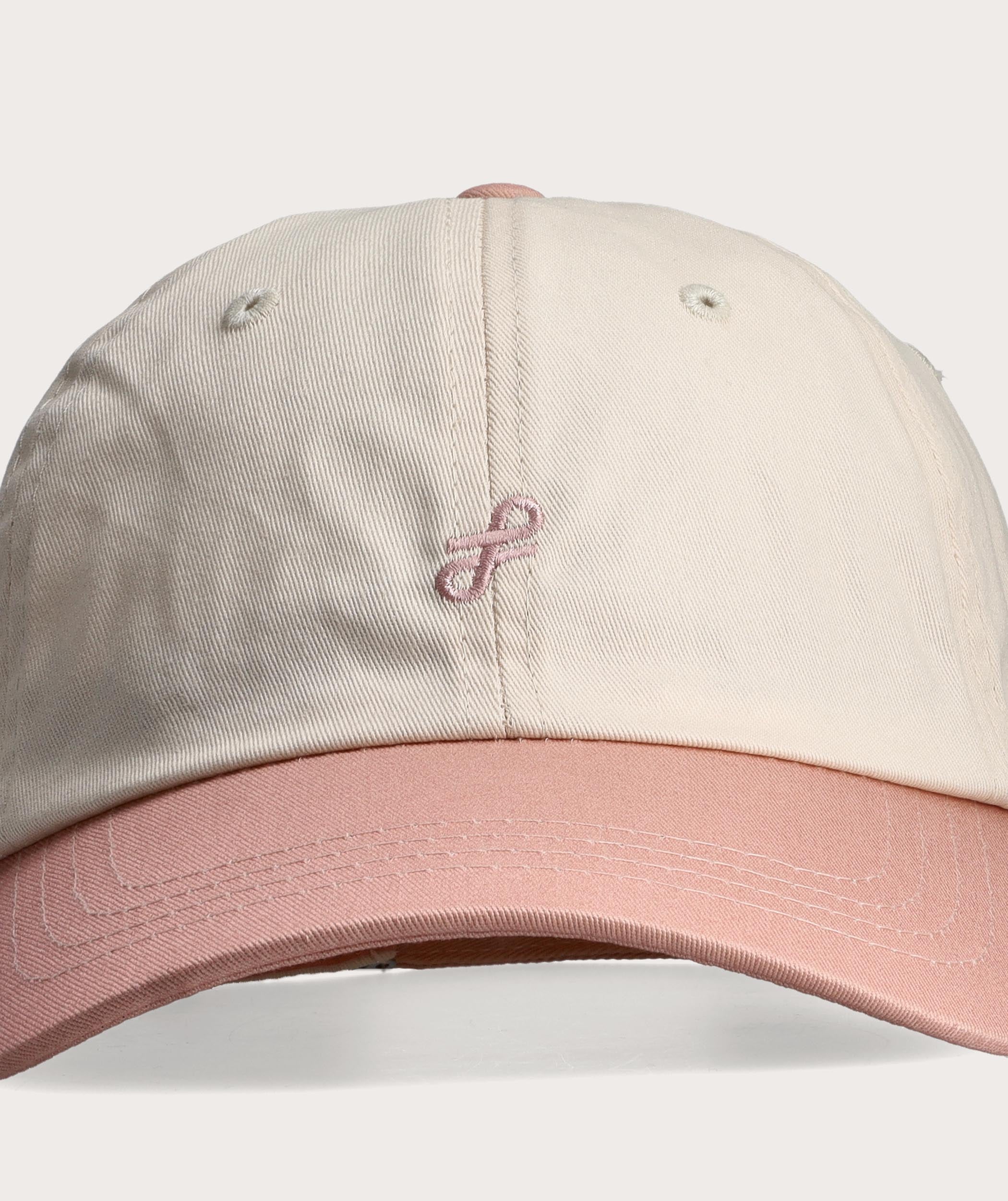 FOM Varsity Cap - Ivory/ Blush