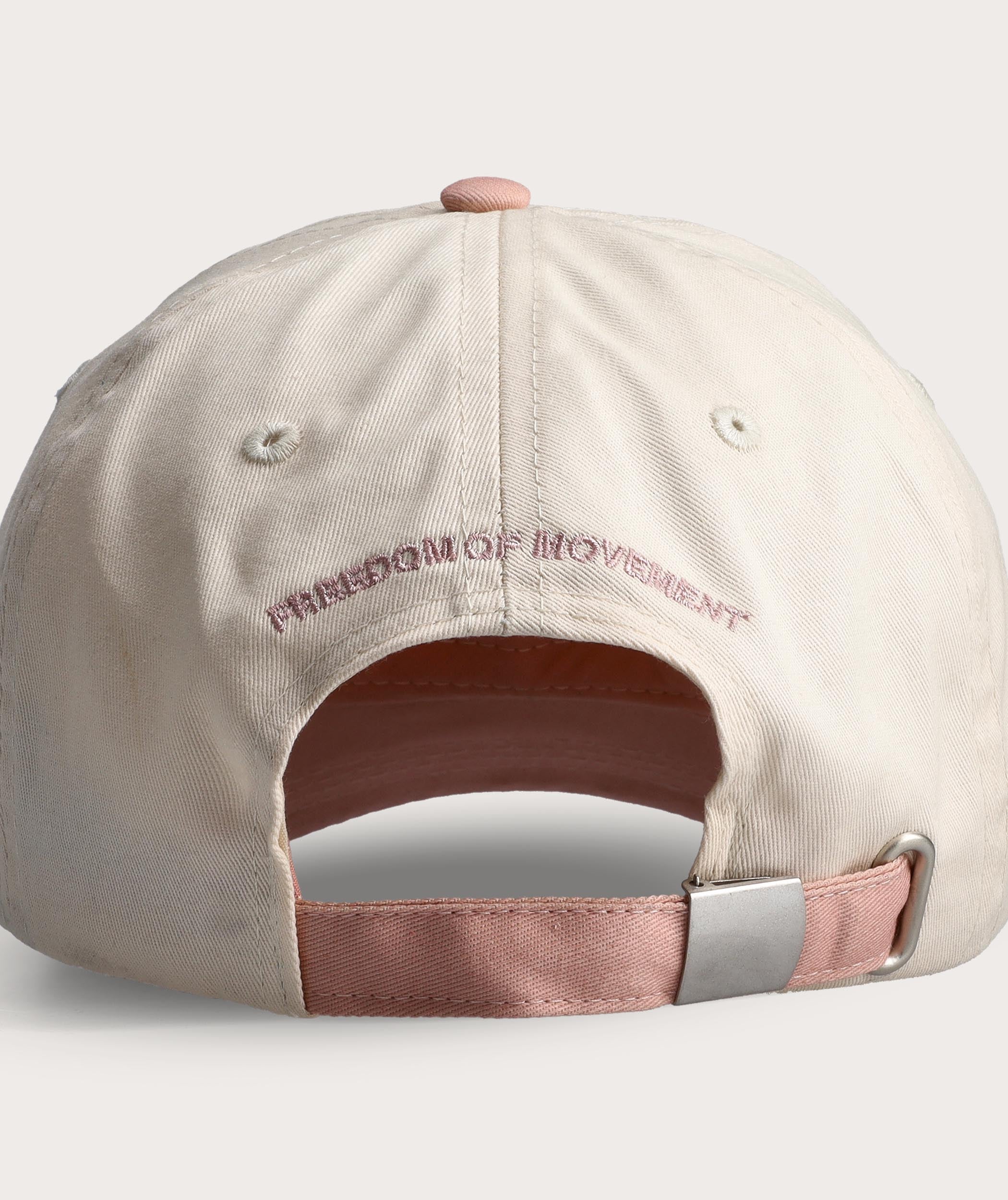 FOM Varsity Cap - Ivory/ Blush