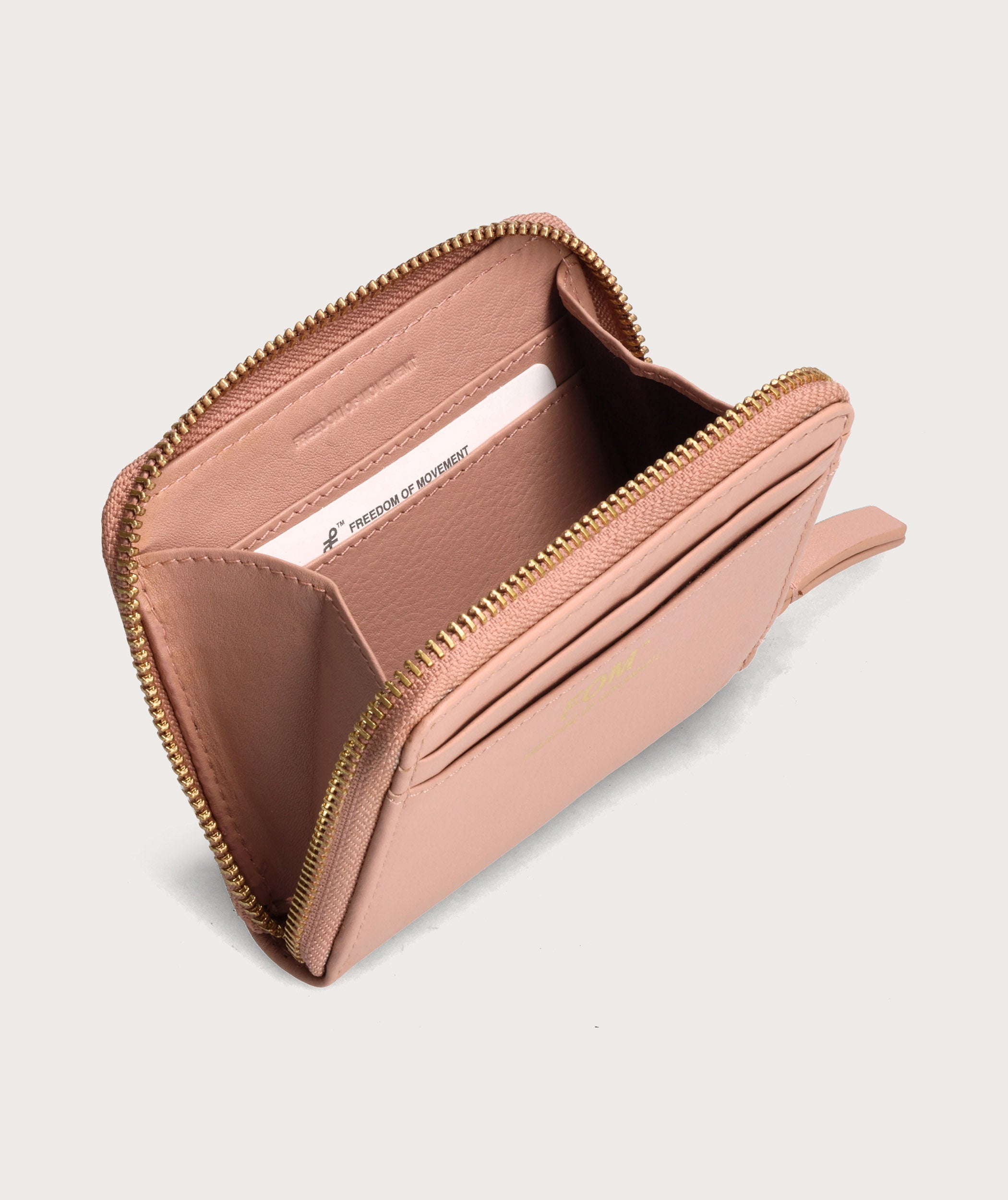 Ladies Small Zip Wallet - Blush