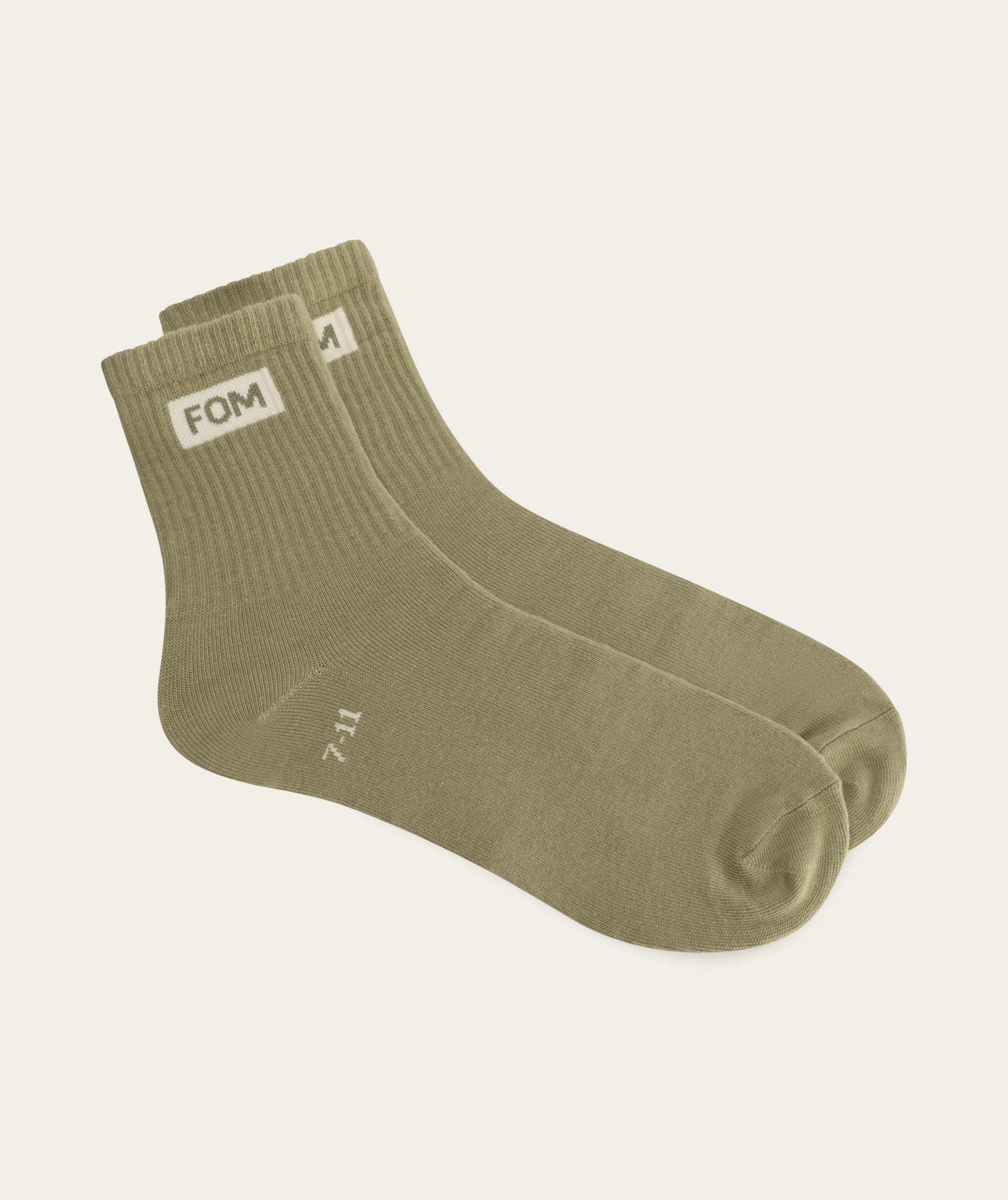 Socks Active - Olive FOM (Size 7-11)