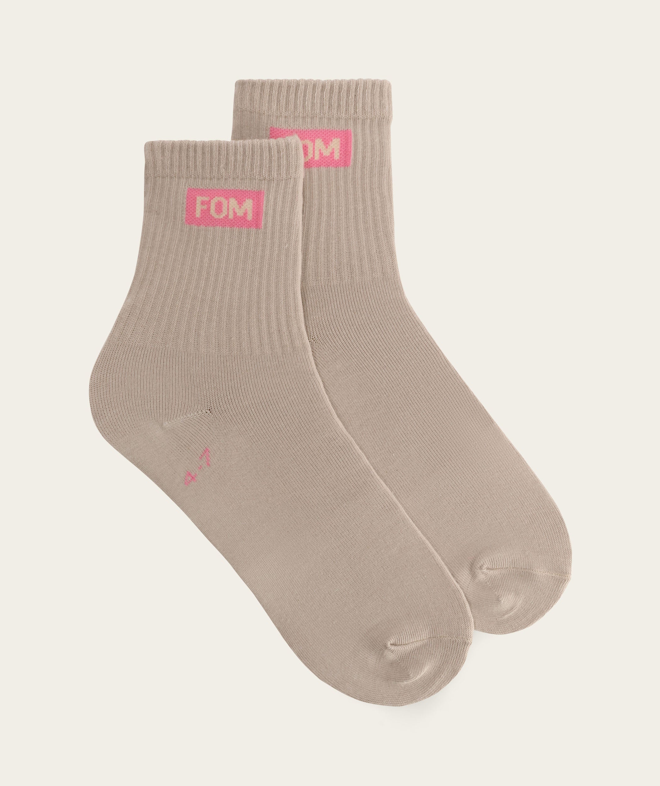 Socks Active - Stone FOM (Size 4-7)