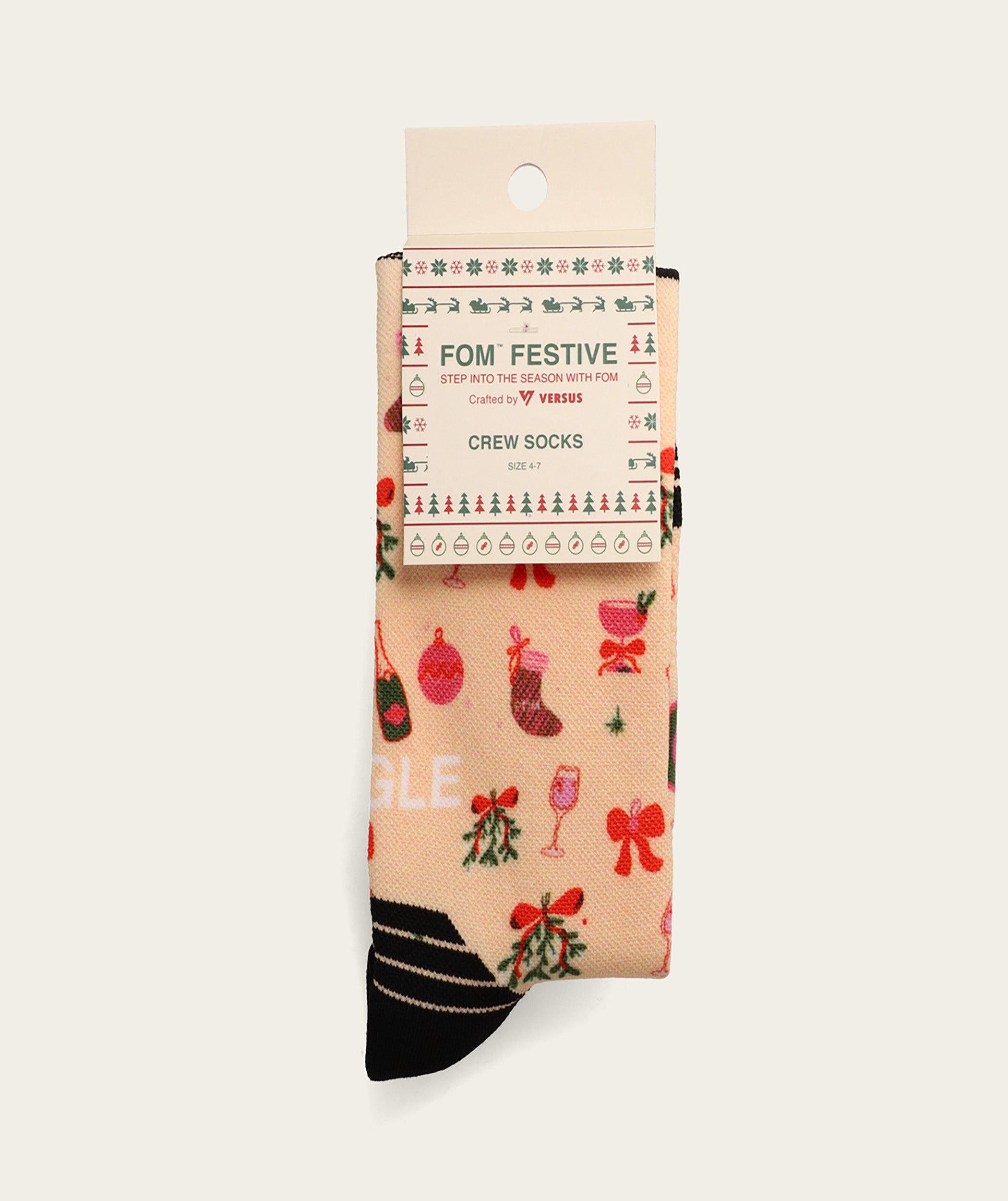 Socks FOM Crew - Jingle Mingle Xmas (Size 4-7)