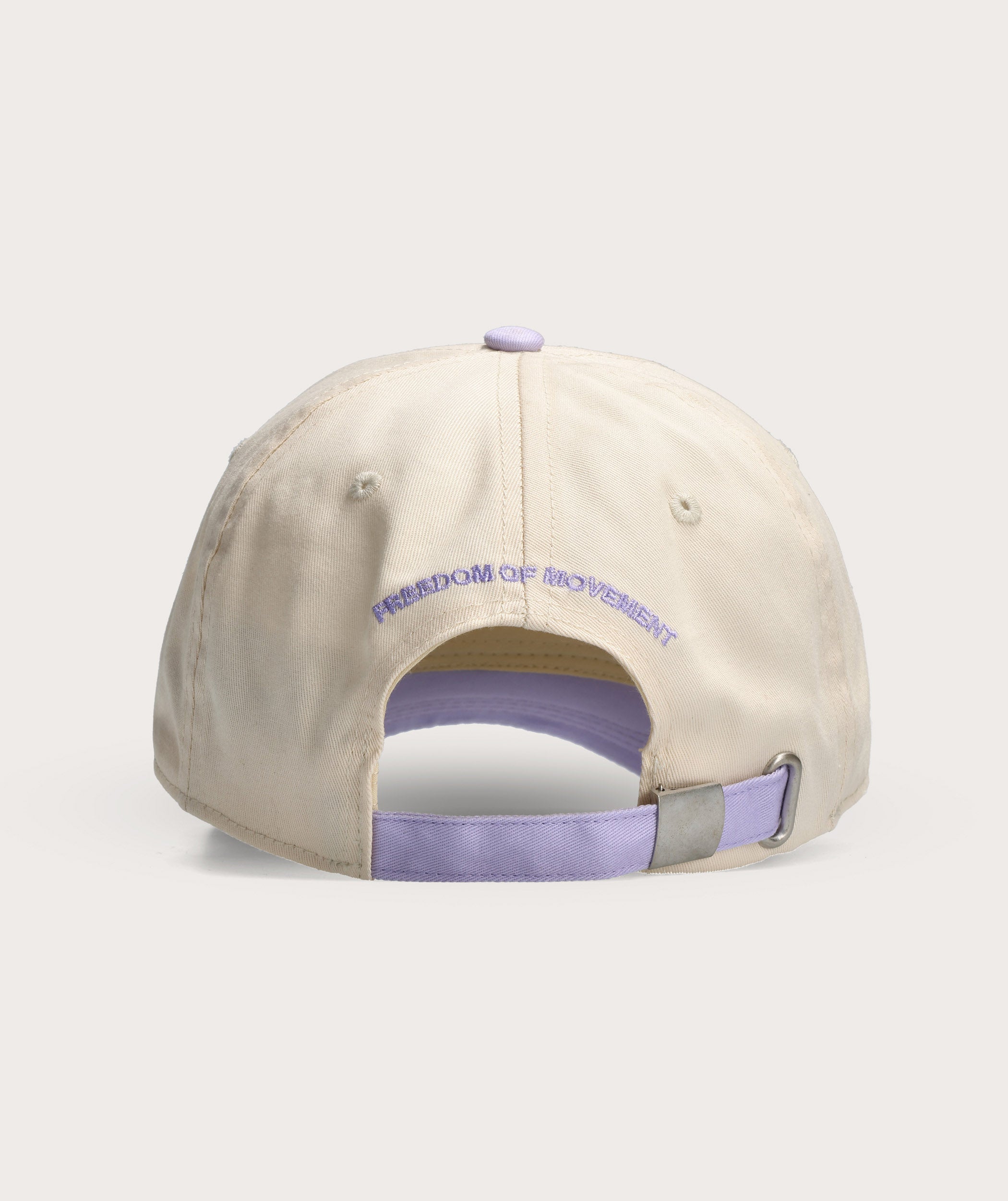 FOM Varsity Cap - Ivory/ Lilac
