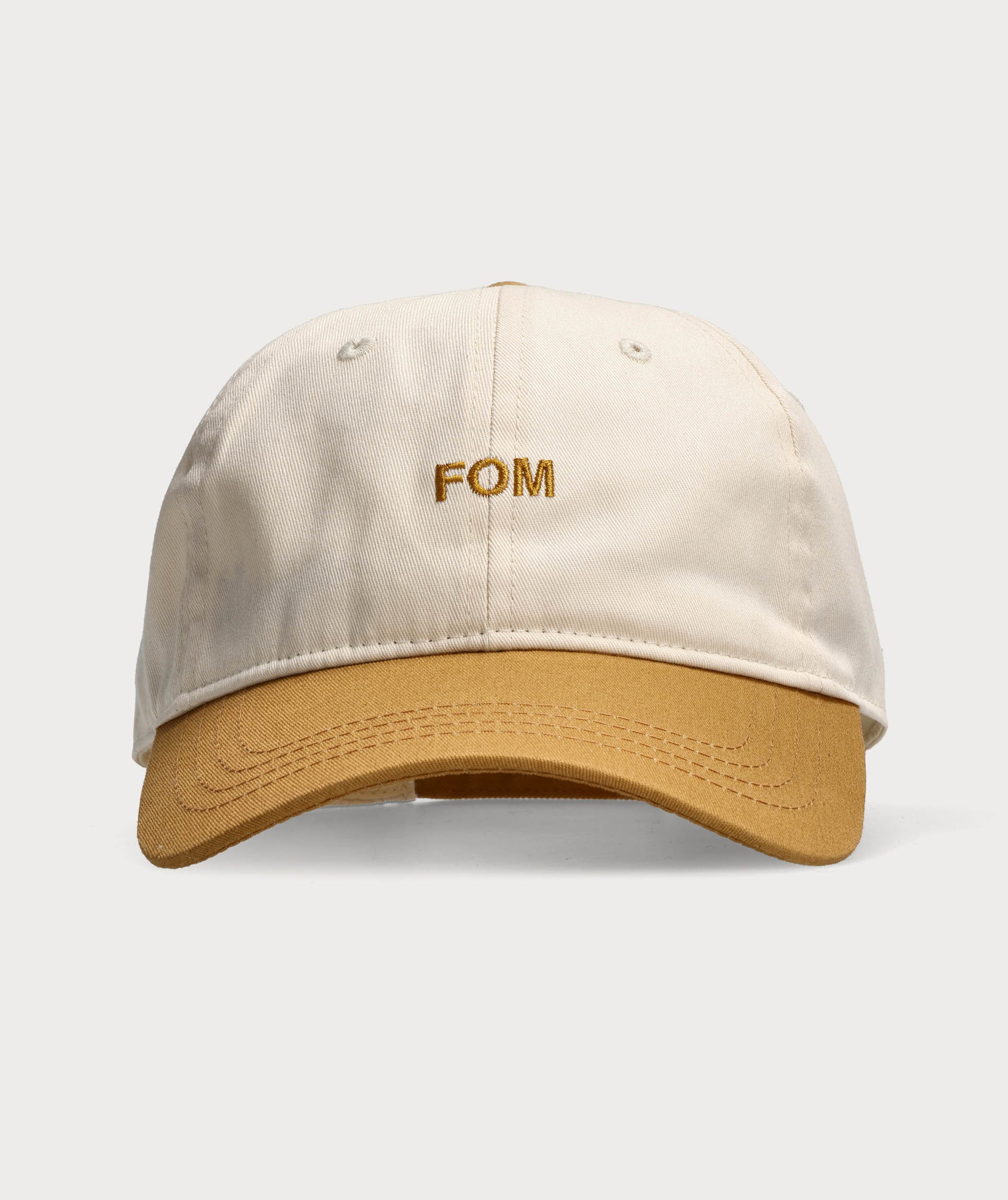 FOM Varsity Cap - Ivory / Mustard