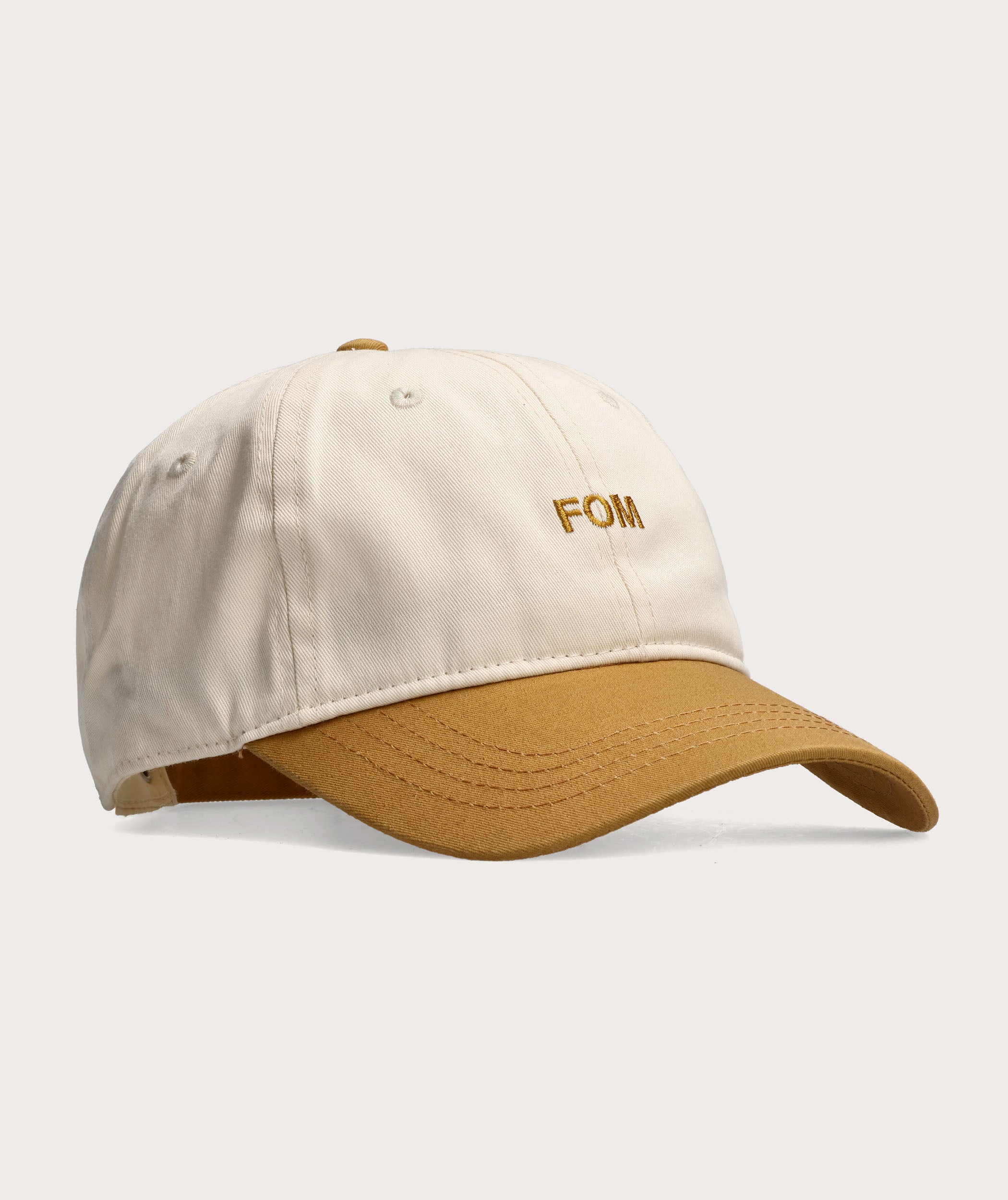 FOM Varsity Cap - Ivory / Mustard