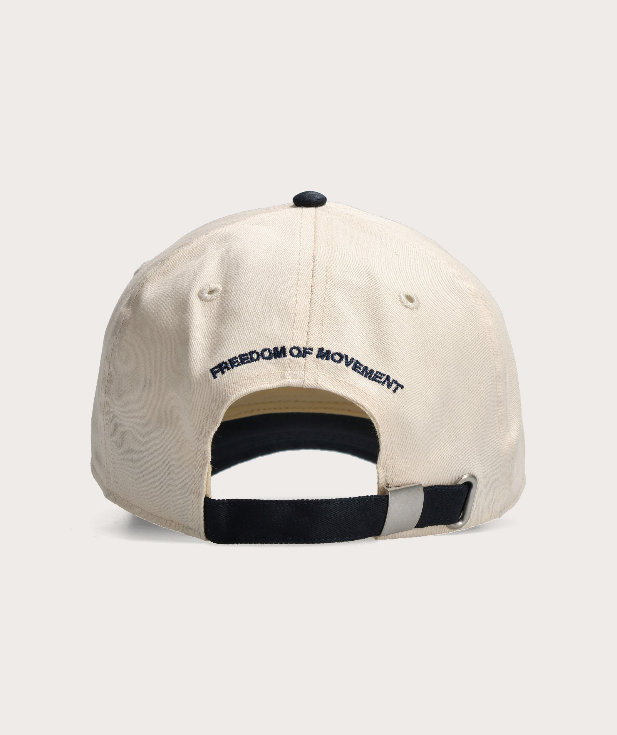 FOM Varsity Cap - Ivory/ Navy