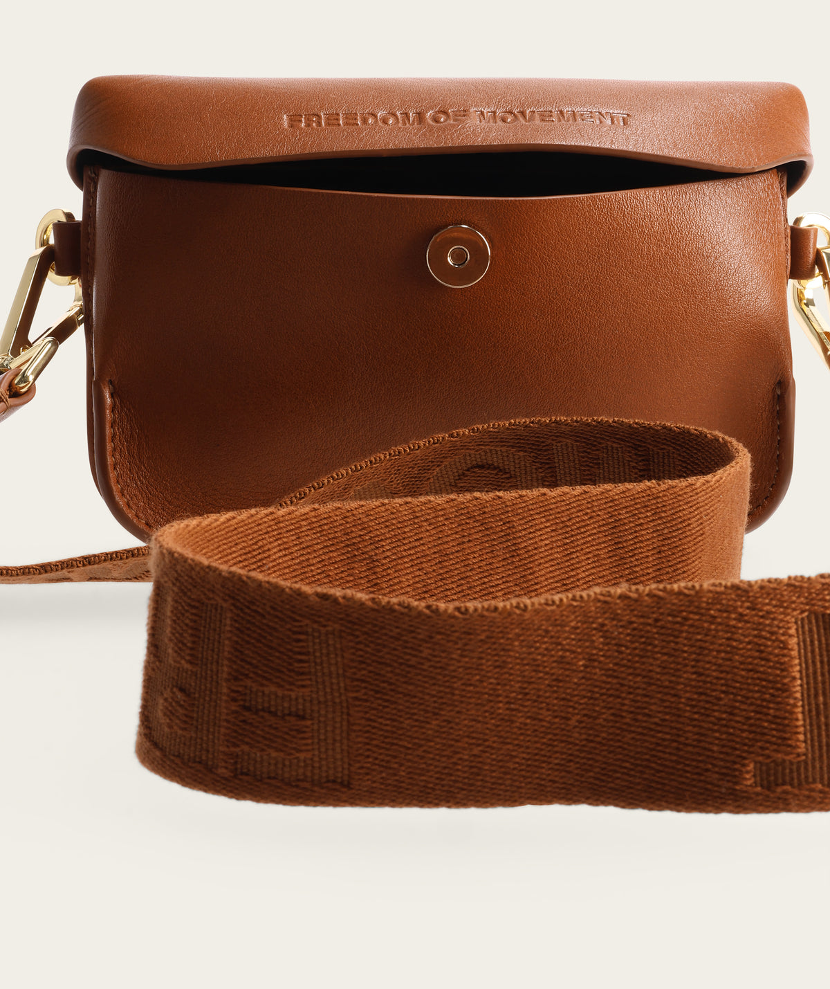 Anna Cellphone Crossbody - Pecan