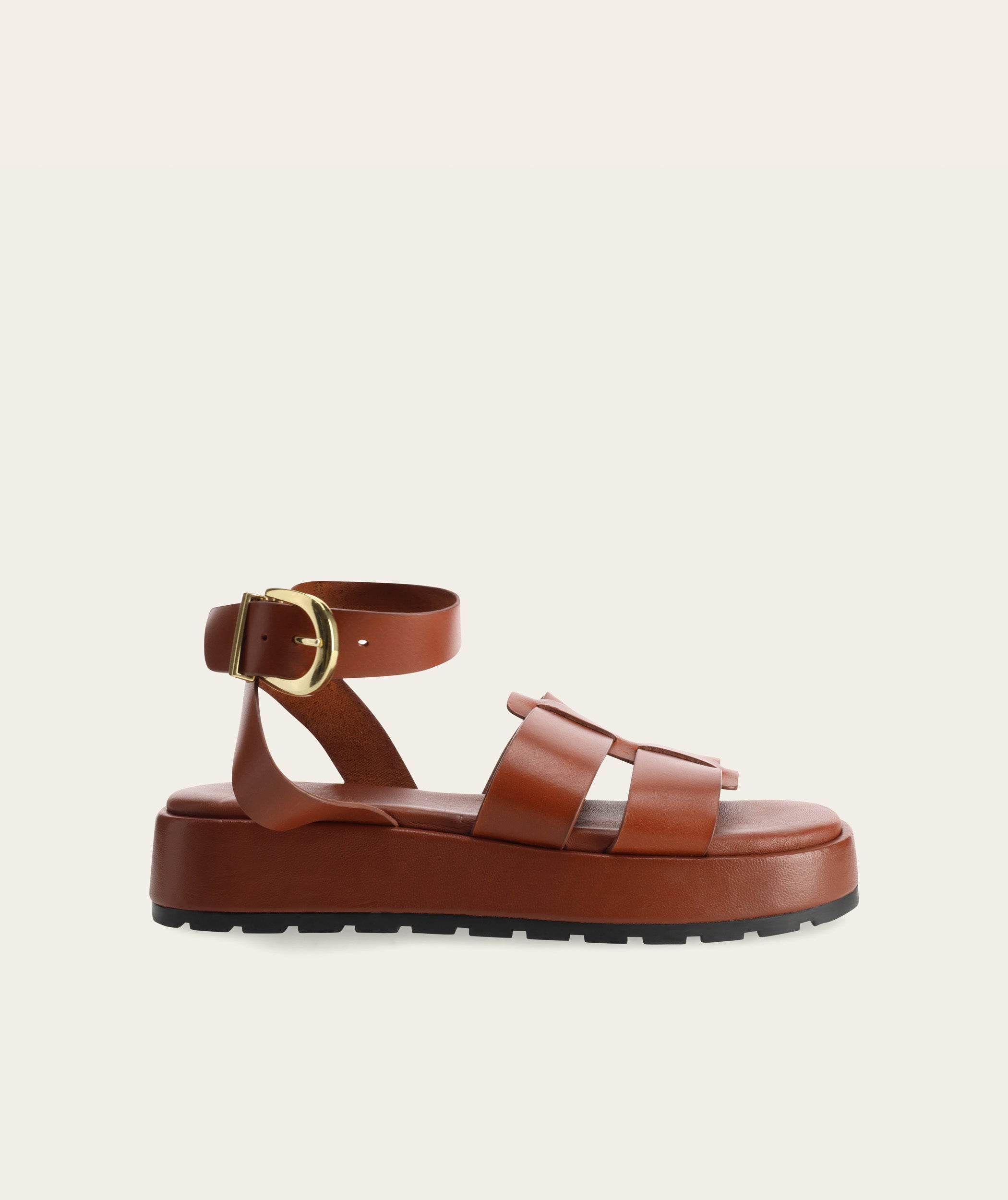 Ladies Sandal Ash - Tobacco