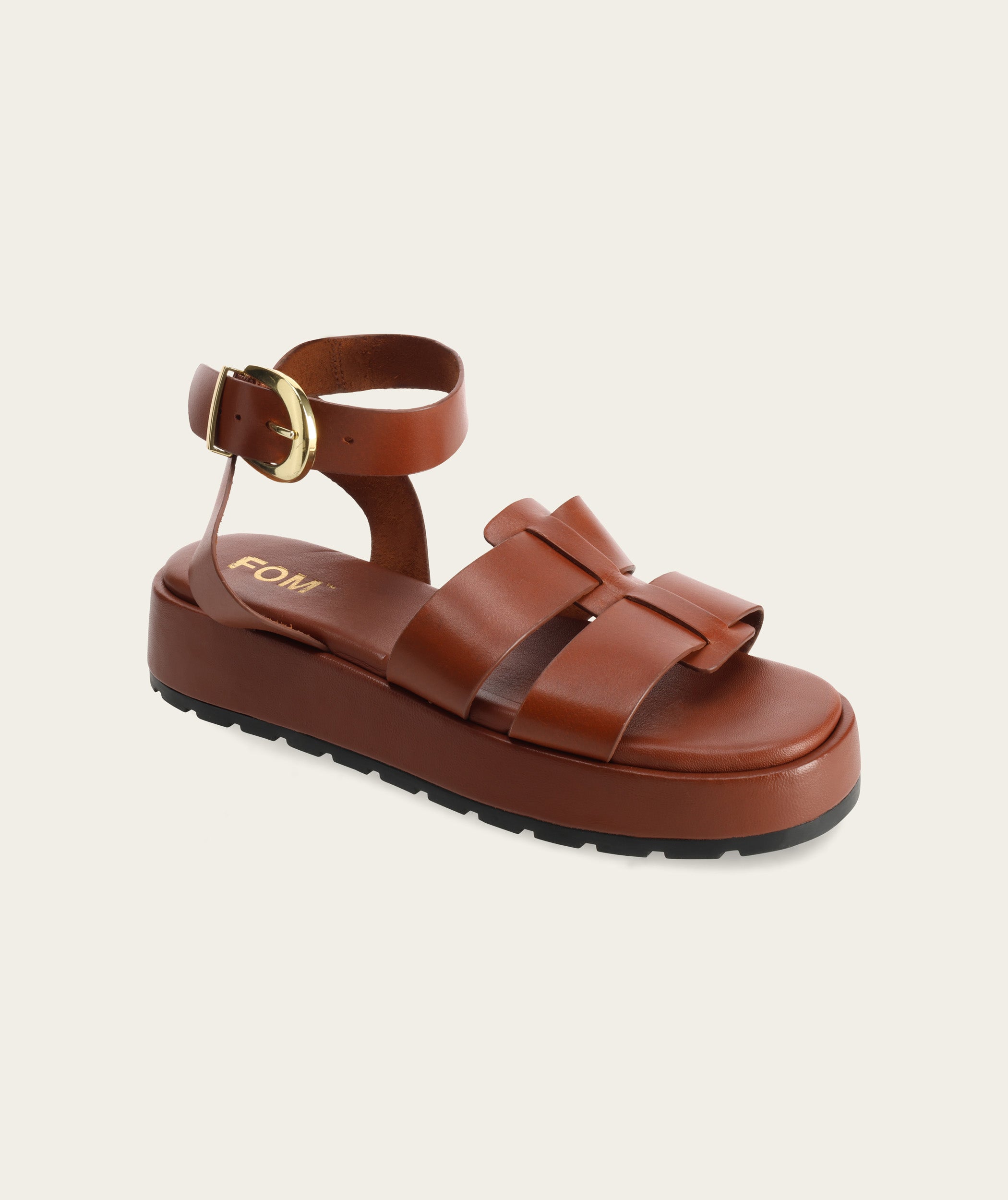Ladies Sandal Ash - Tobacco
