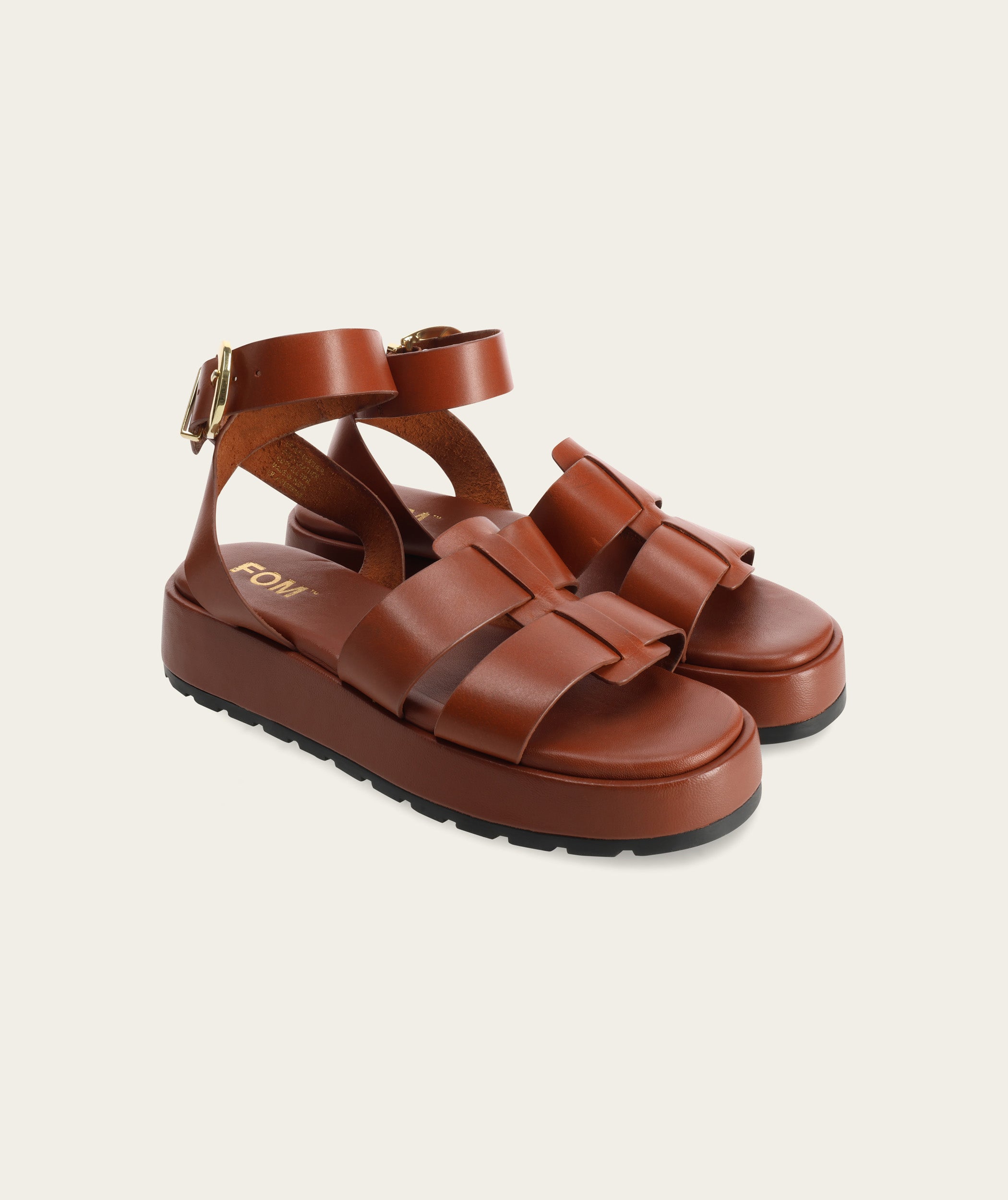 Ladies Sandal Ash - Tobacco