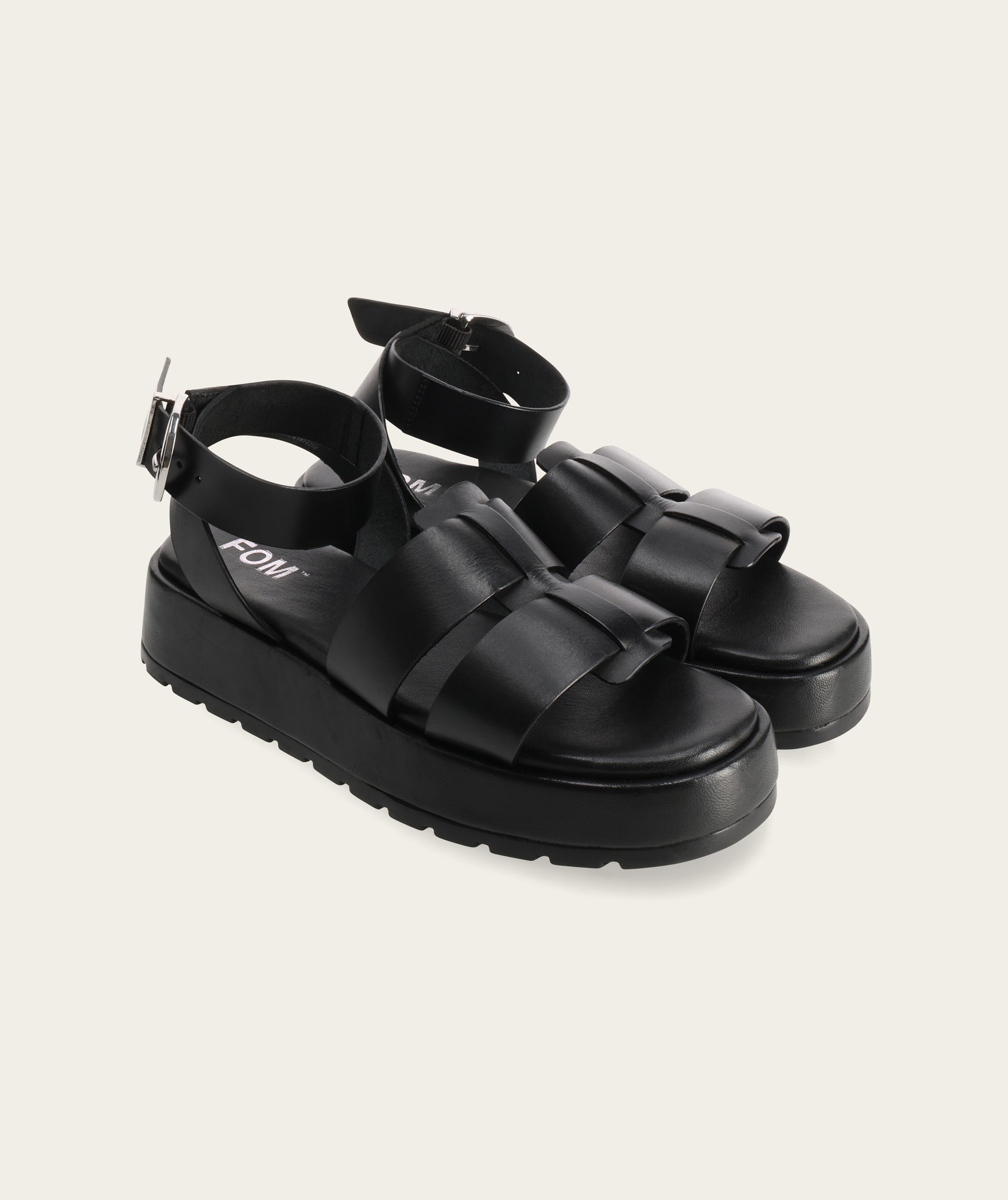 Ladies Sandal Ash - Black