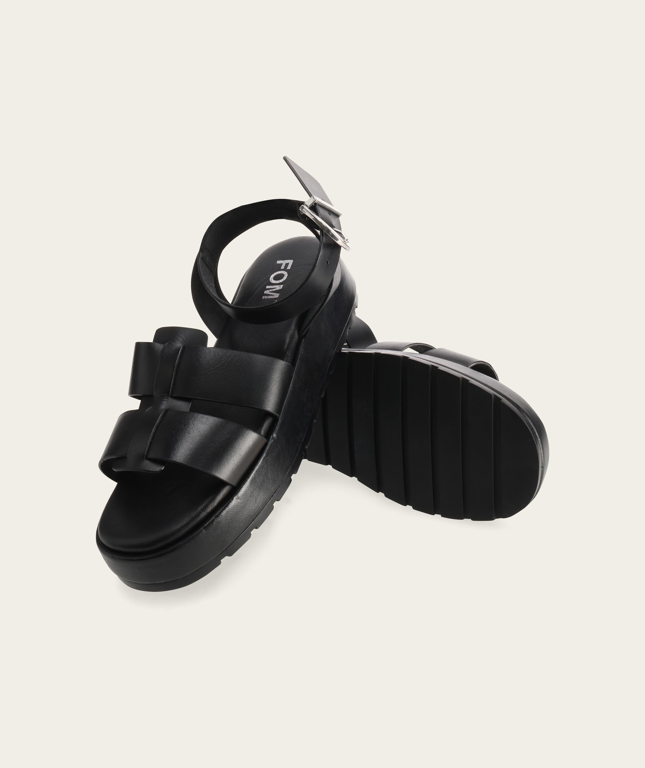 Ladies Sandal Ash - Black