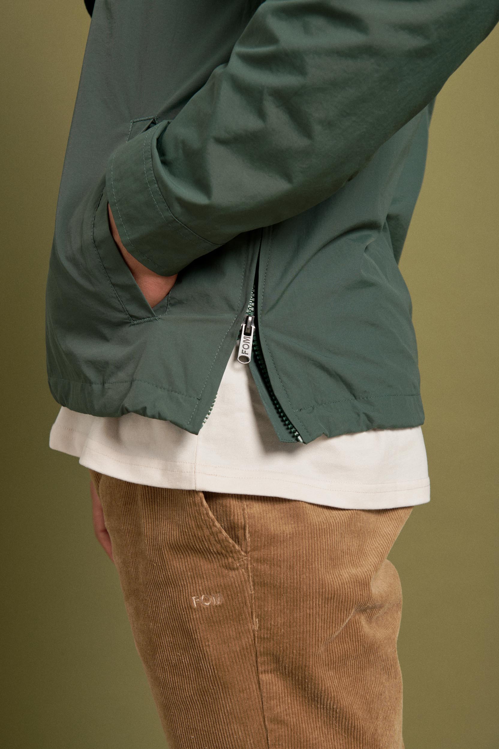Mens Anorak - Forest Green