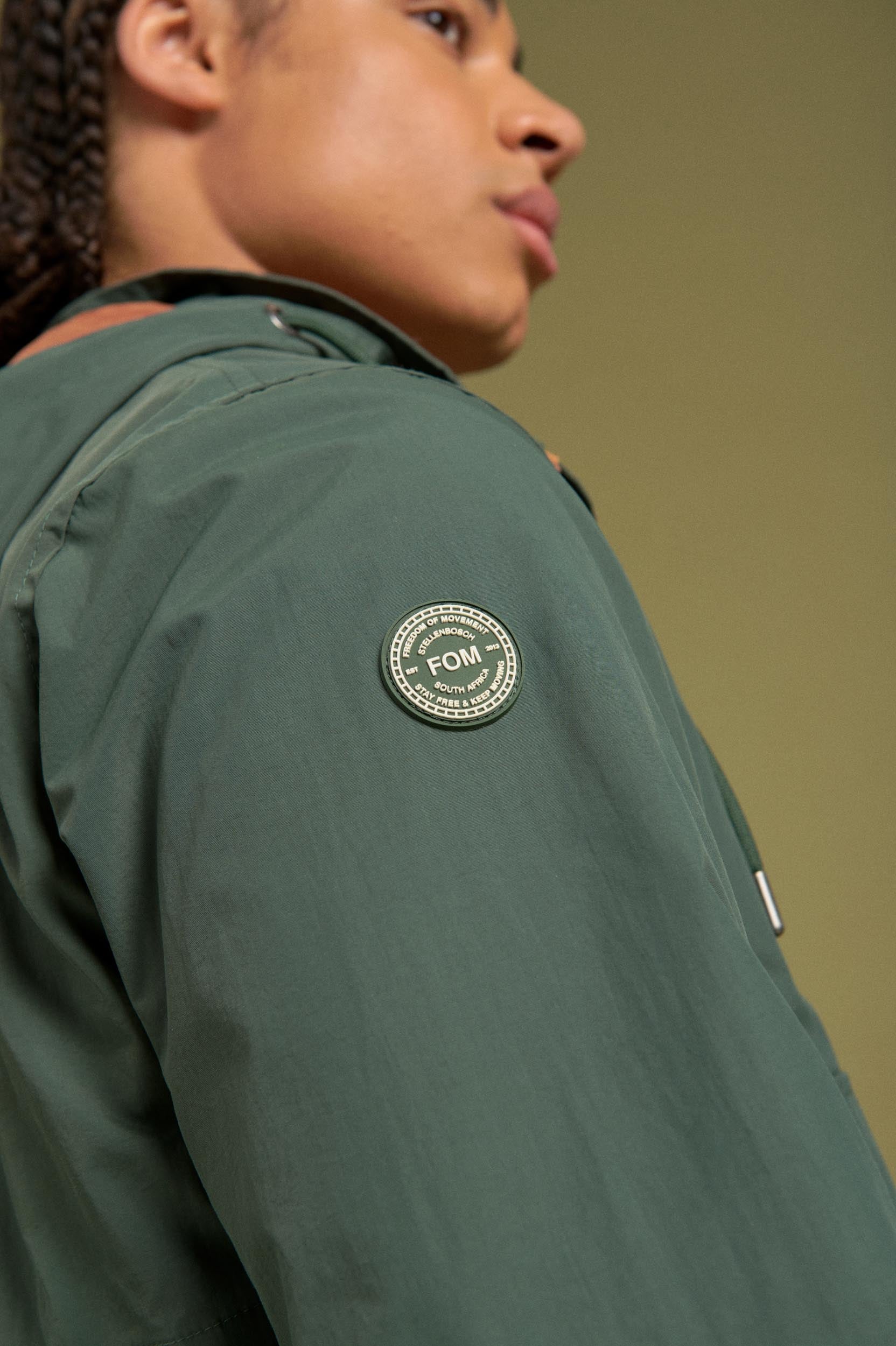 Mens Anorak - Forest Green