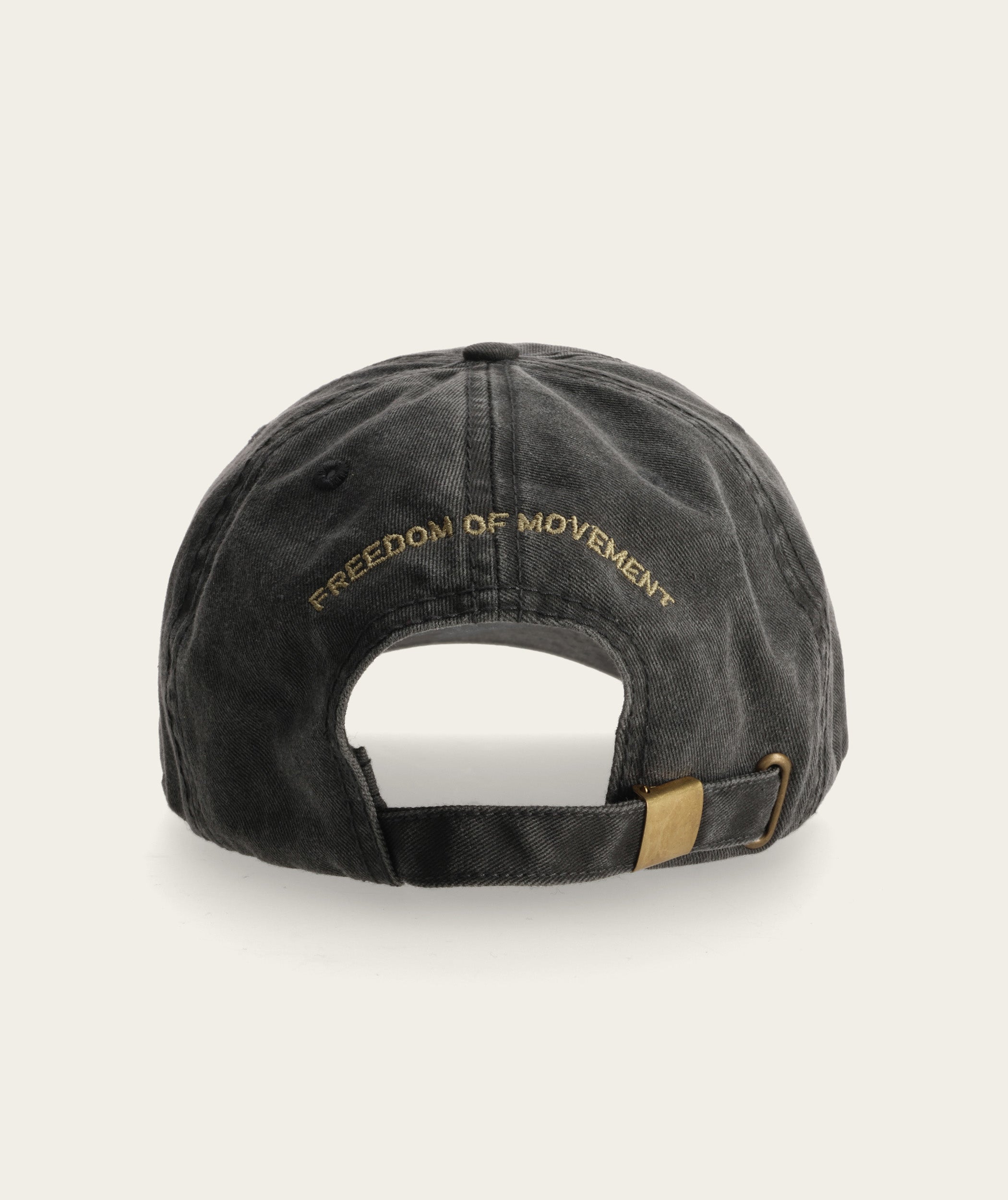 FOM Dad Cap - Washed Black/ Stone