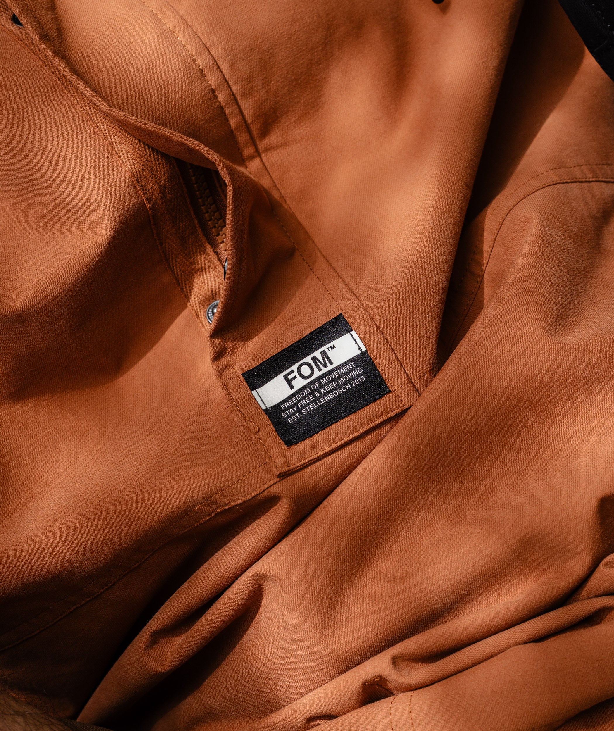 Mens Cotton Blend Anorak - Clay