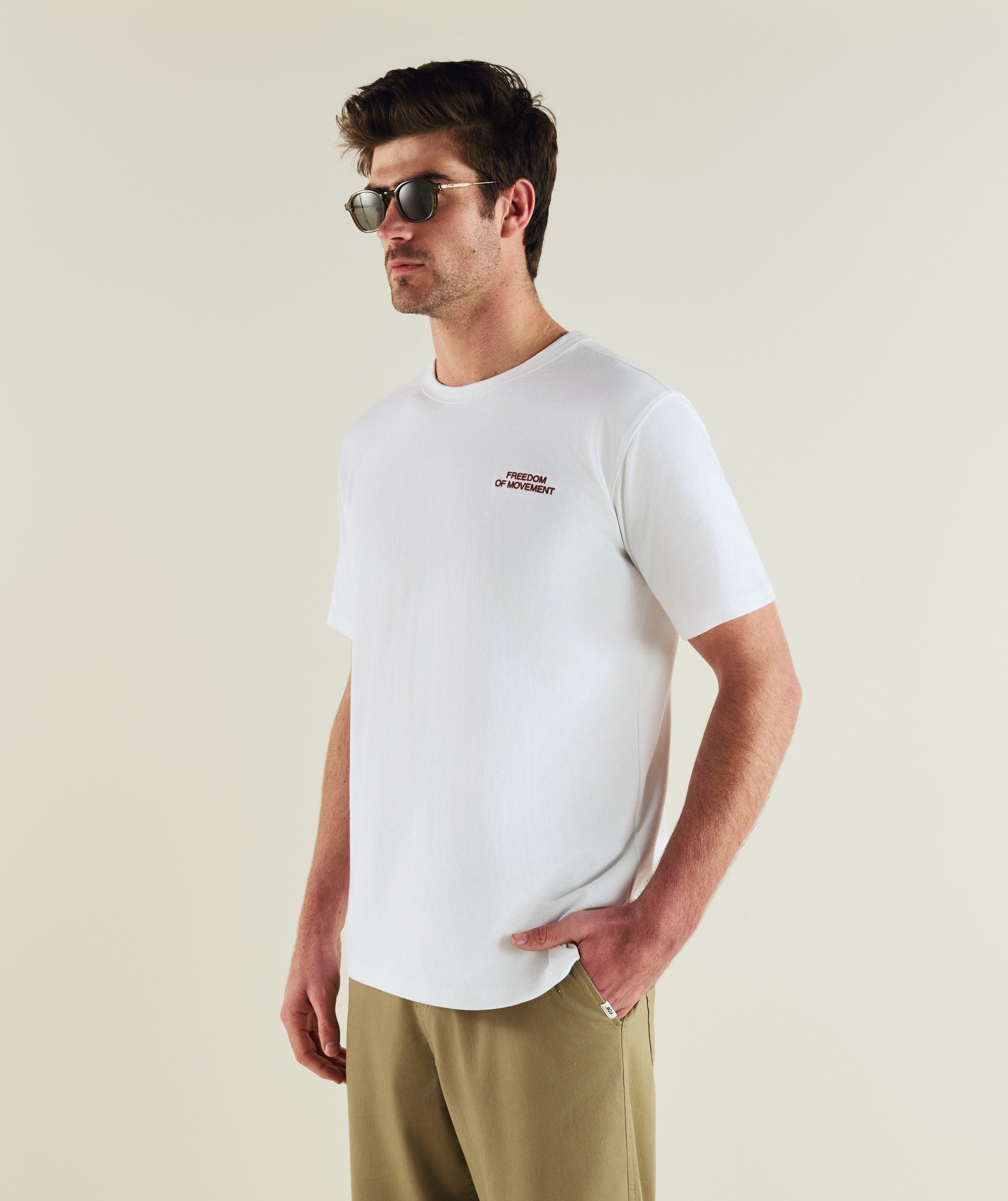 Mens Regular Cotton Tee - White