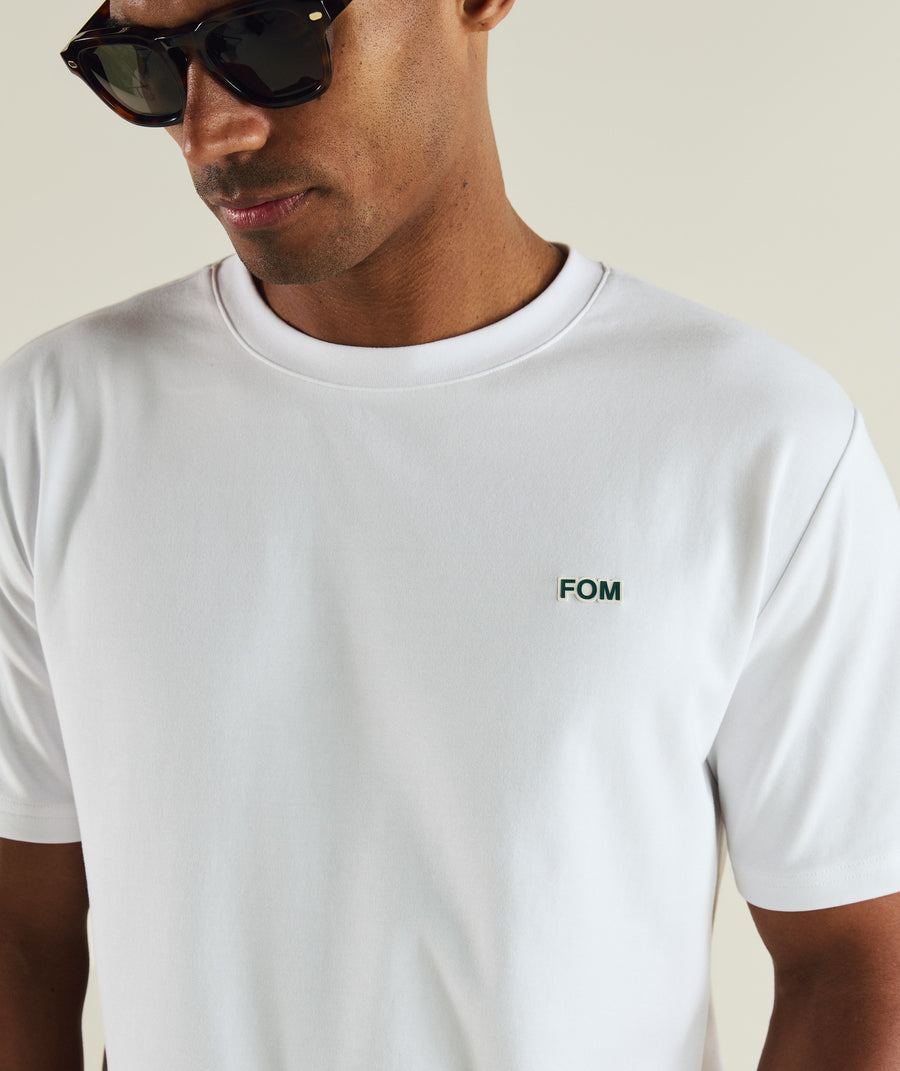 Mens FreeMotion Interlock Tee - White