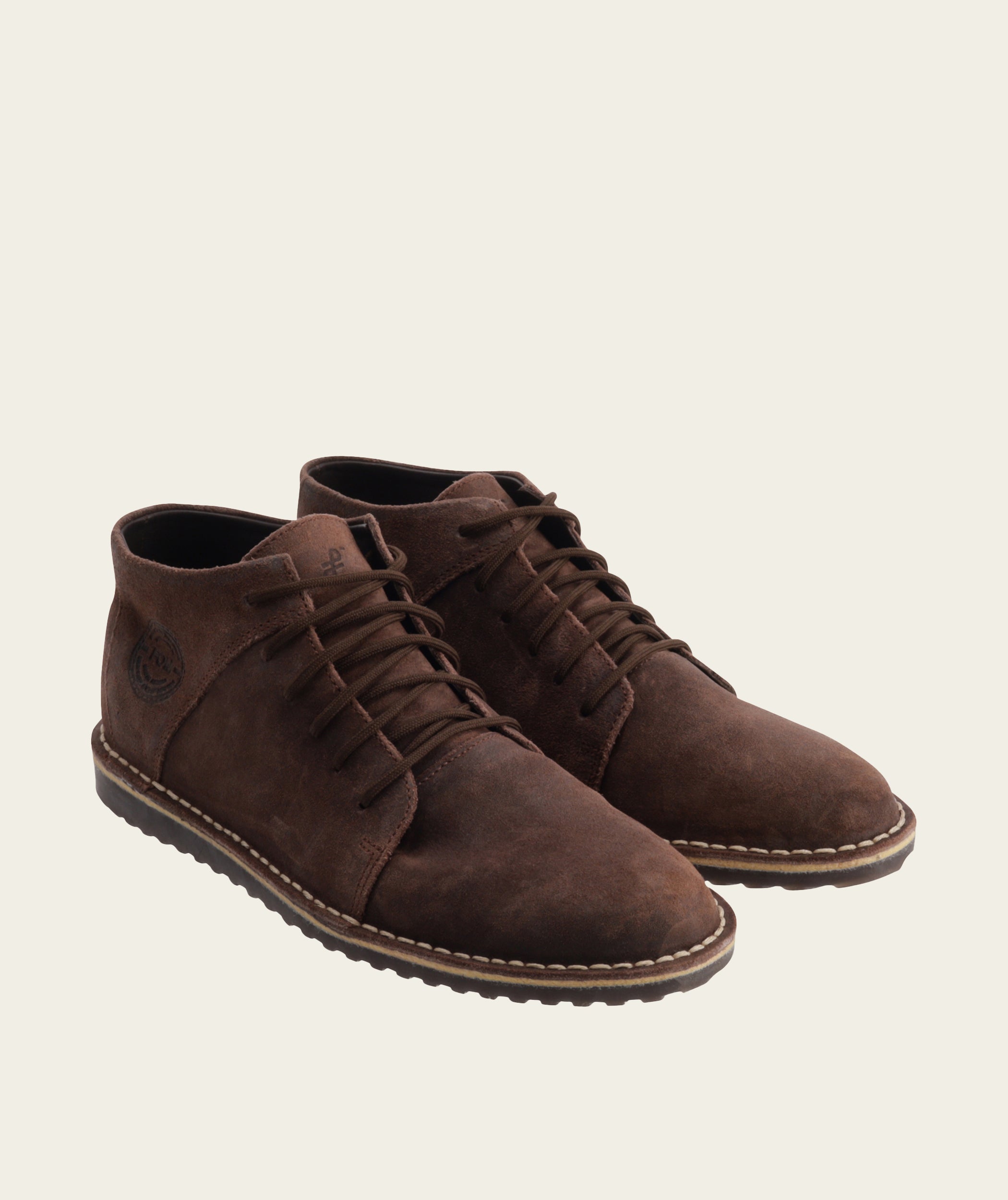 Vellies Standard - Tobacco Oily Suede
