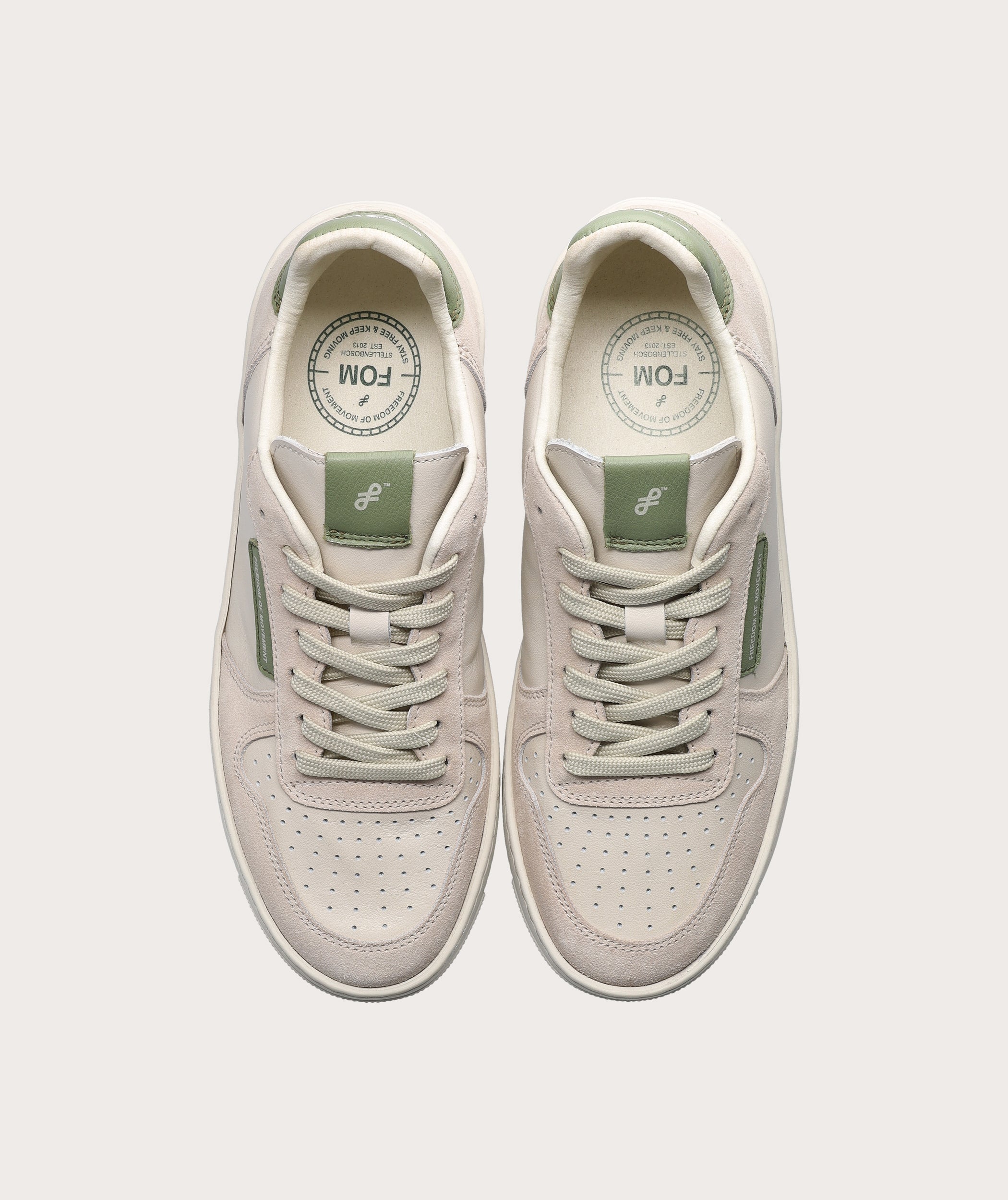 Ladies Tekkie - Off-White/ Matcha