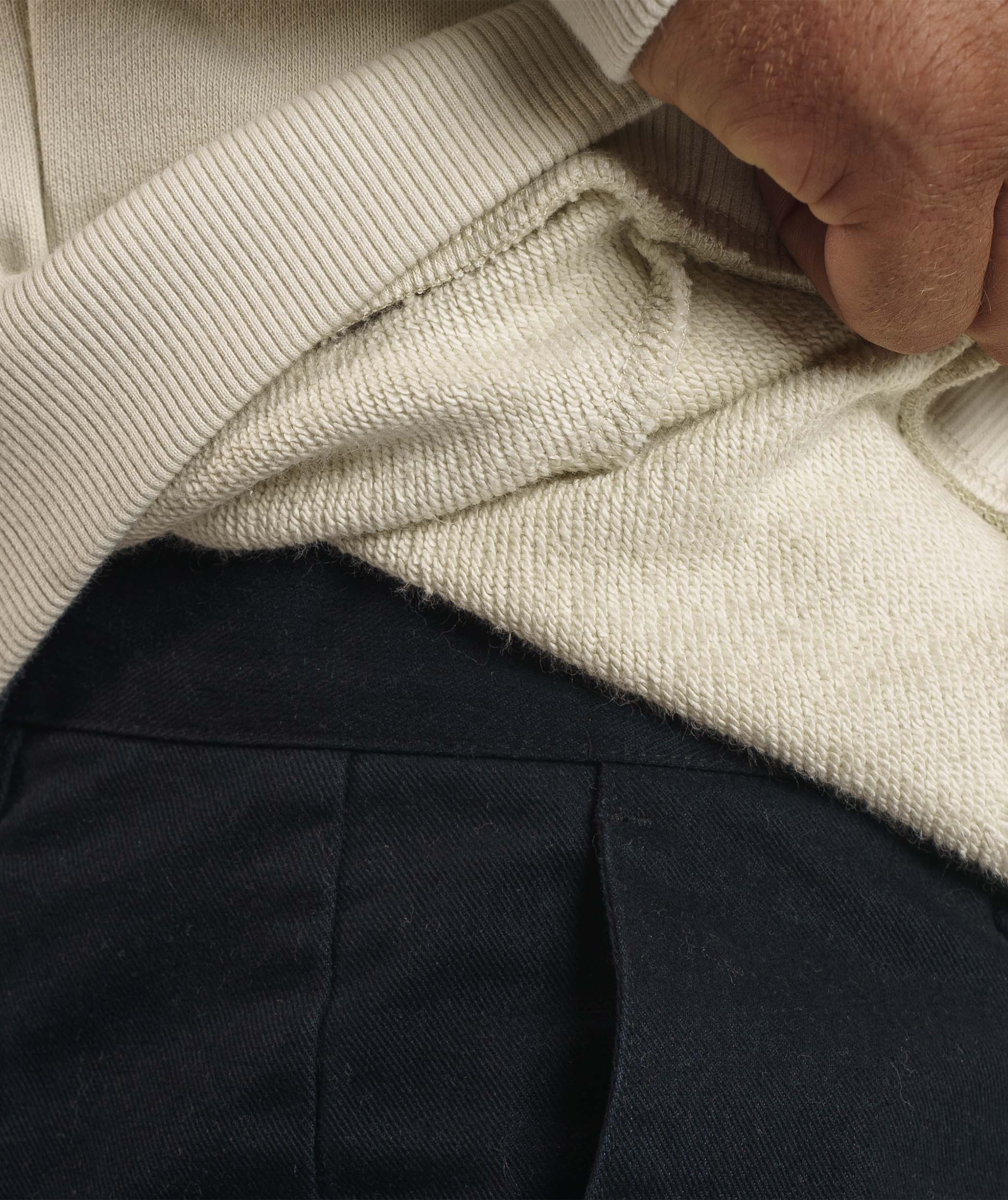 FOM x Kolisi Crew Neck Sweater - Ecru