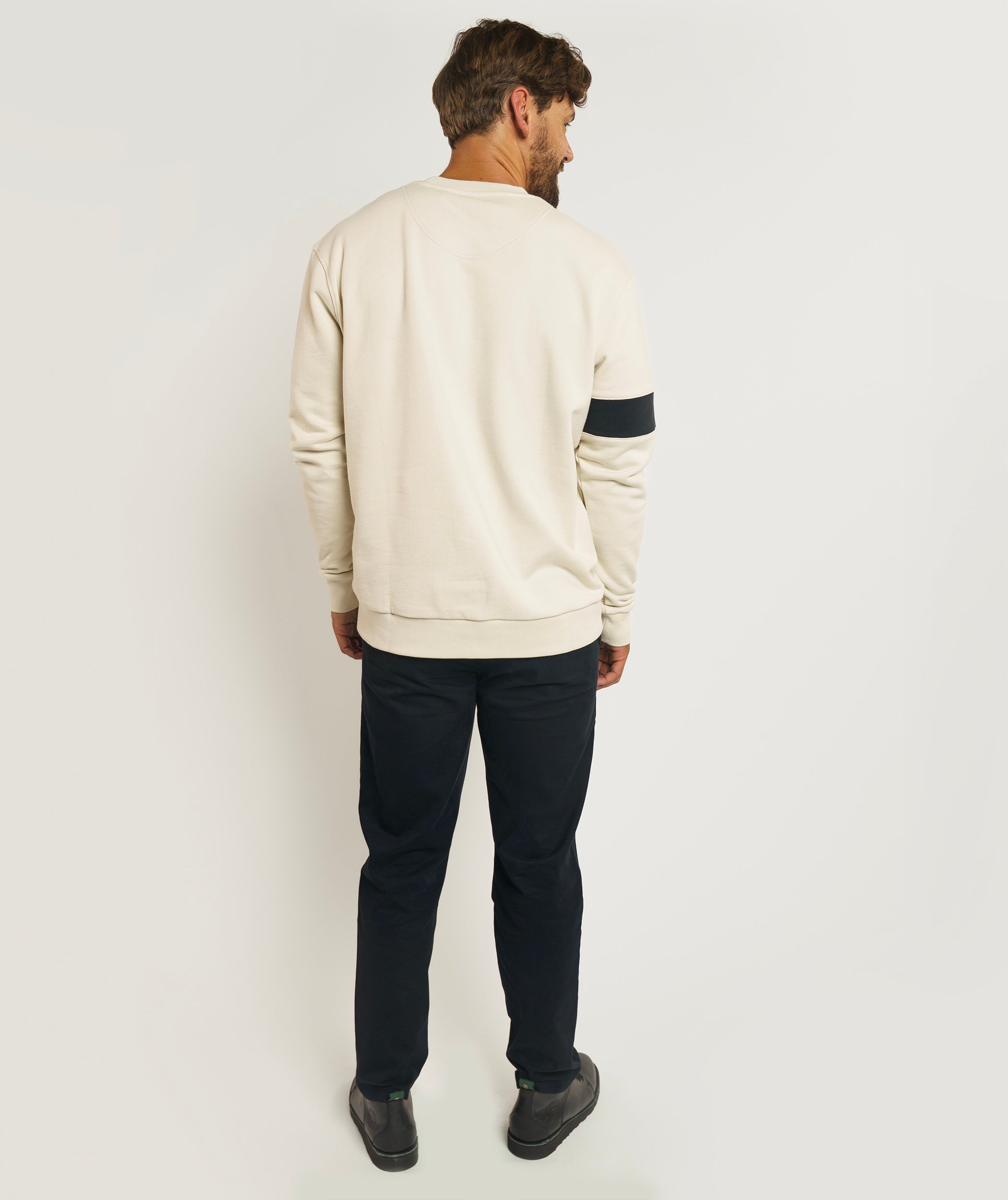 FOM x Kolisi Crew Neck Sweater - Ecru