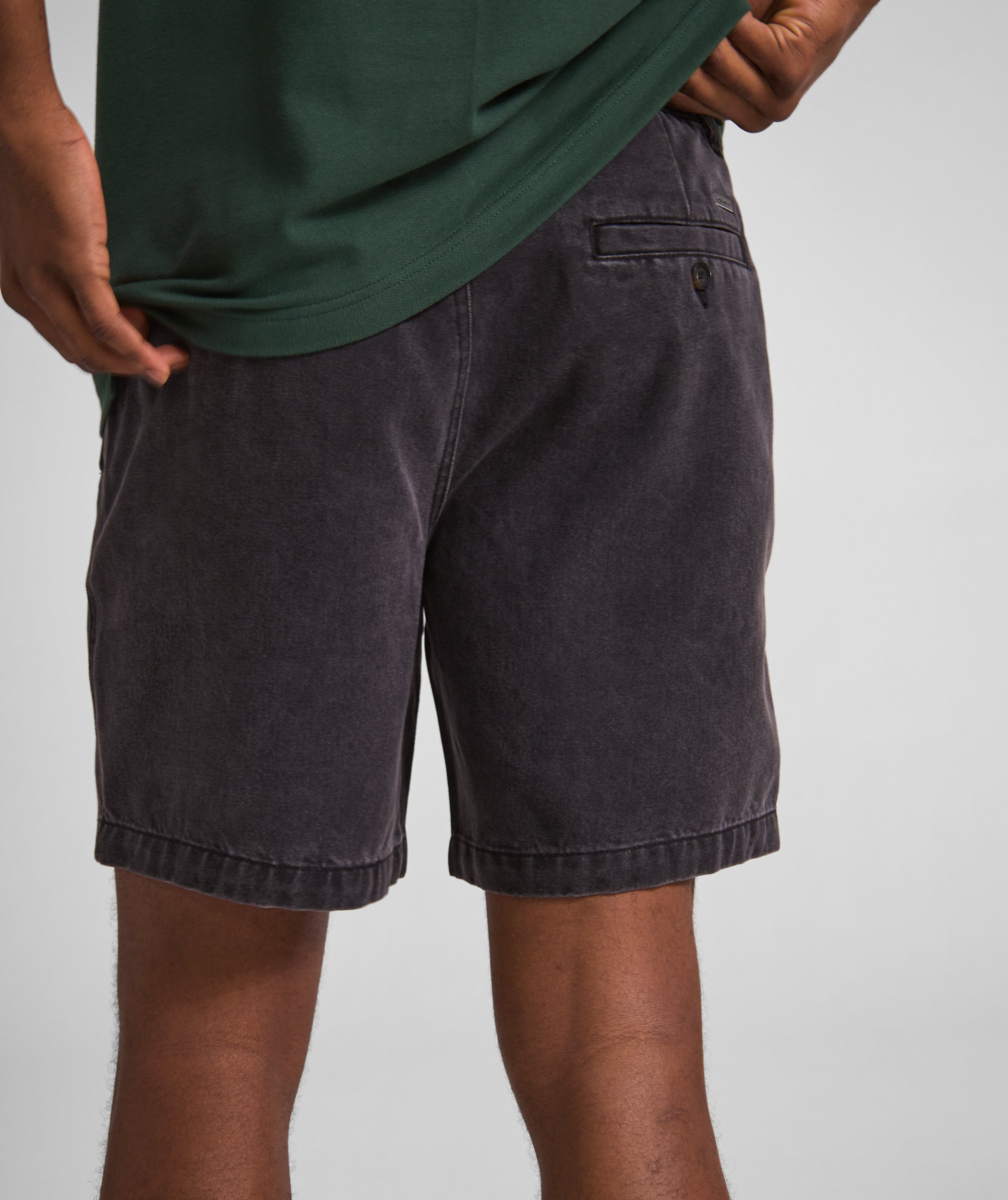 FOM x Kolisi Cotton Twill Shorts - Black