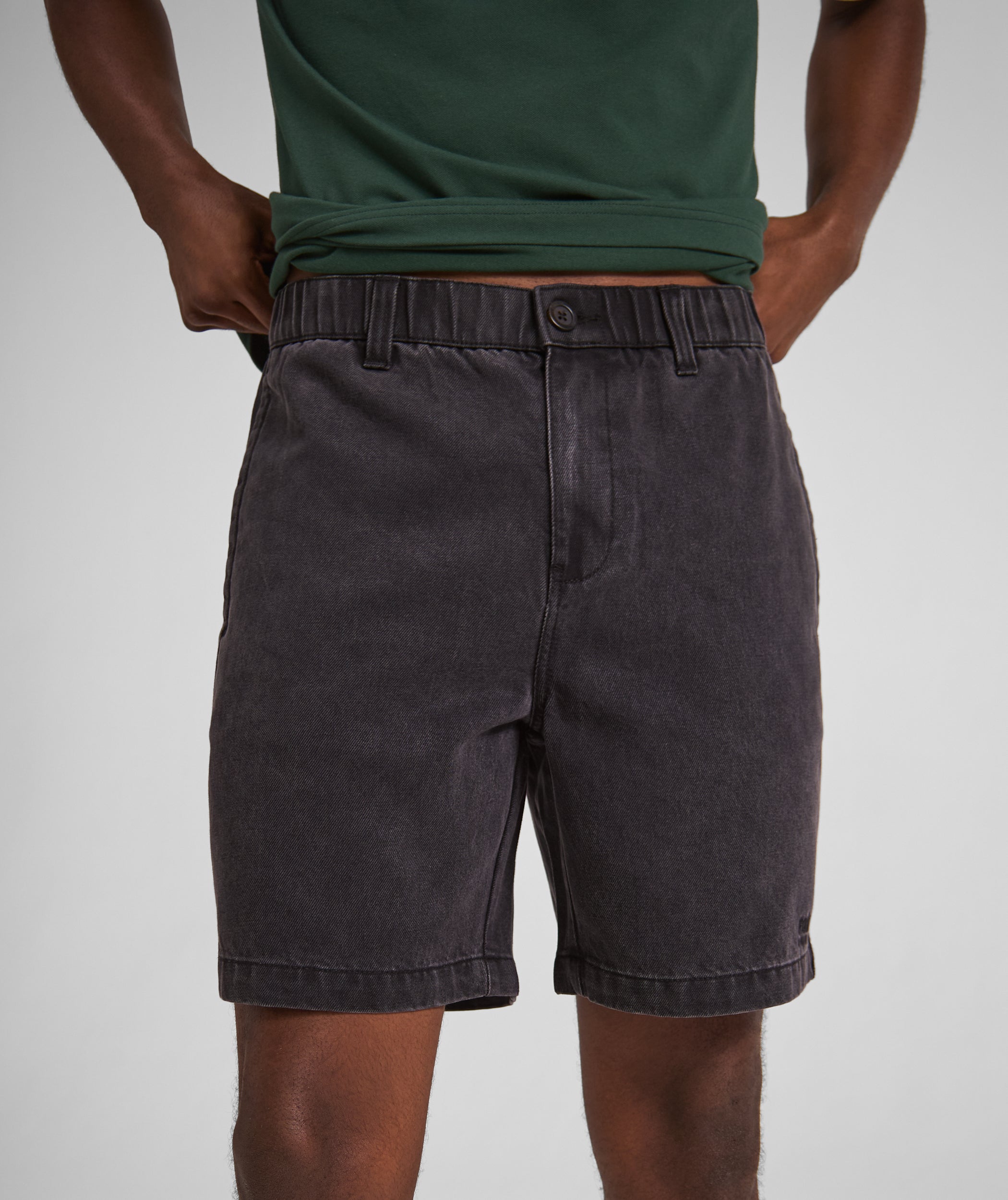 FOM x Kolisi Cotton Twill Shorts - Black