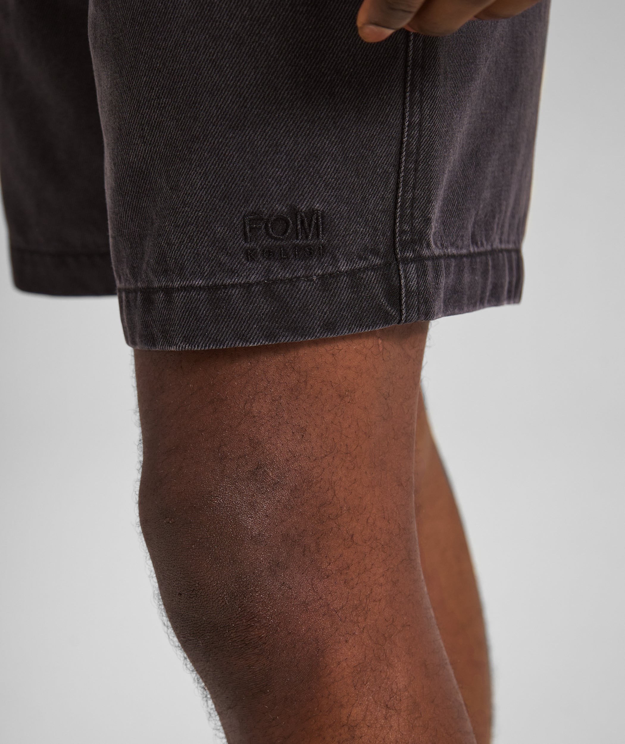 FOM x Kolisi Cotton Twill Shorts - Black