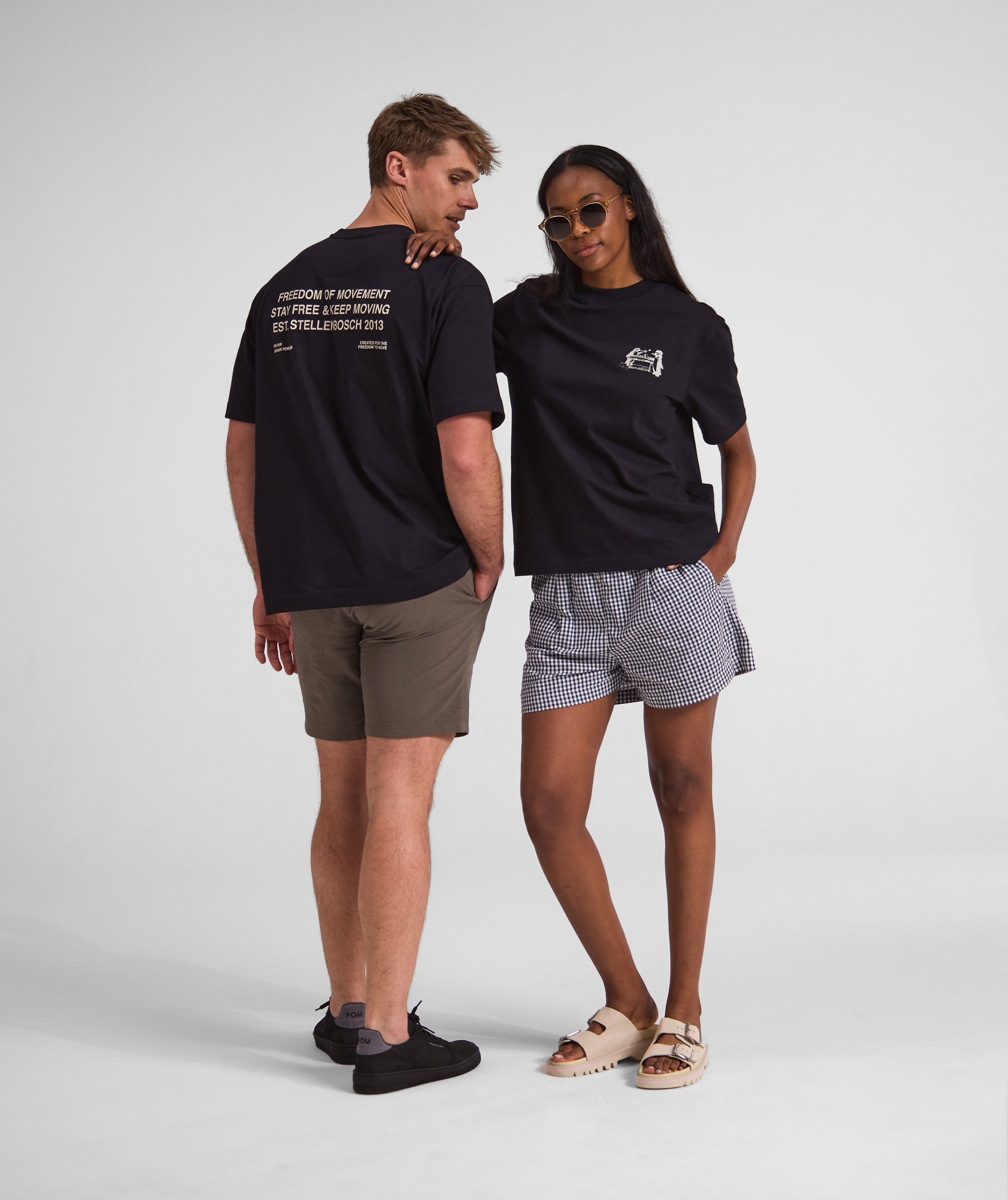 FOM x SANCCOB Mens Pengpong Graphic Tee - Black