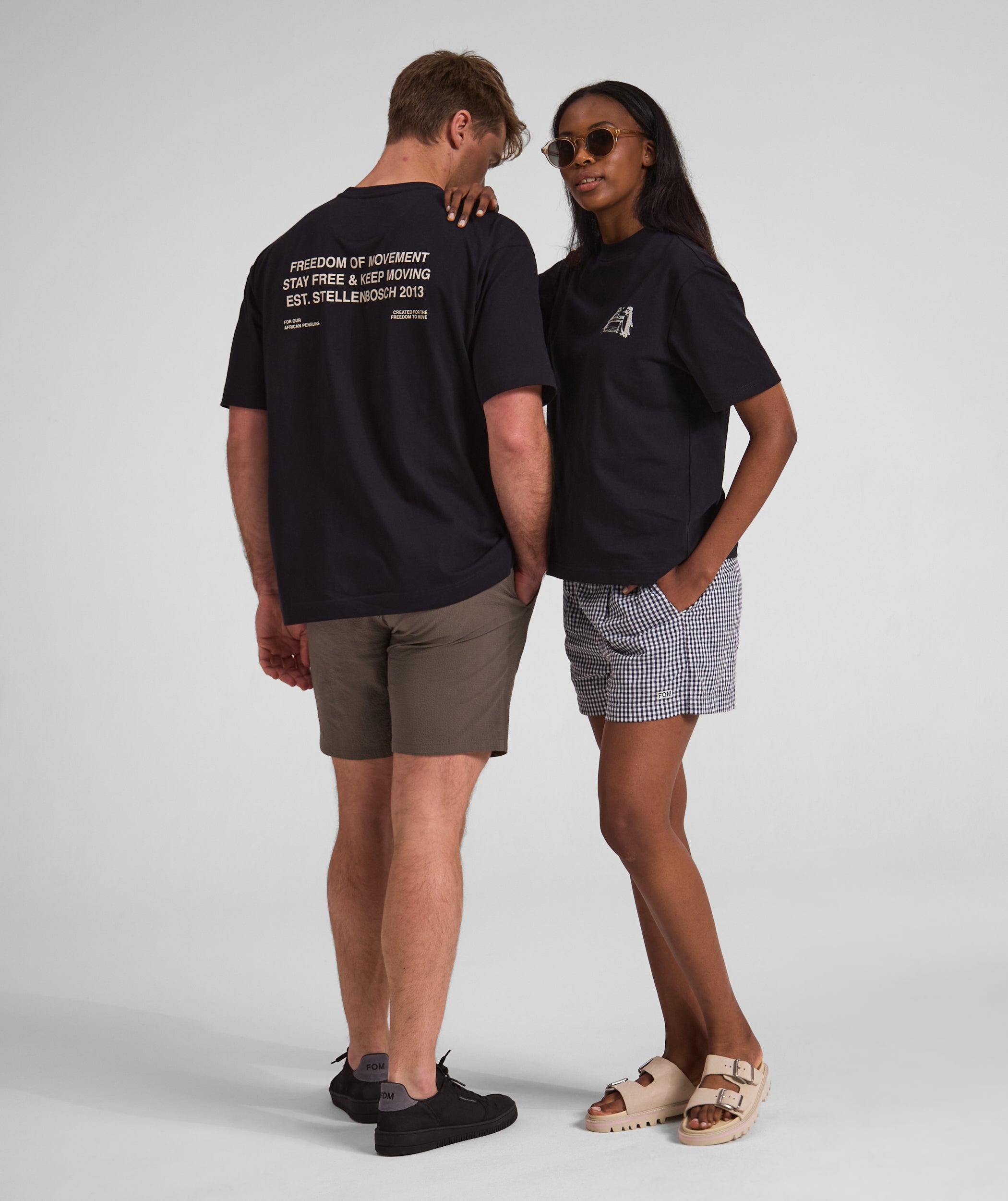 FOM x SANCCOB Ladies Pengpong Graphic Tee - Black
