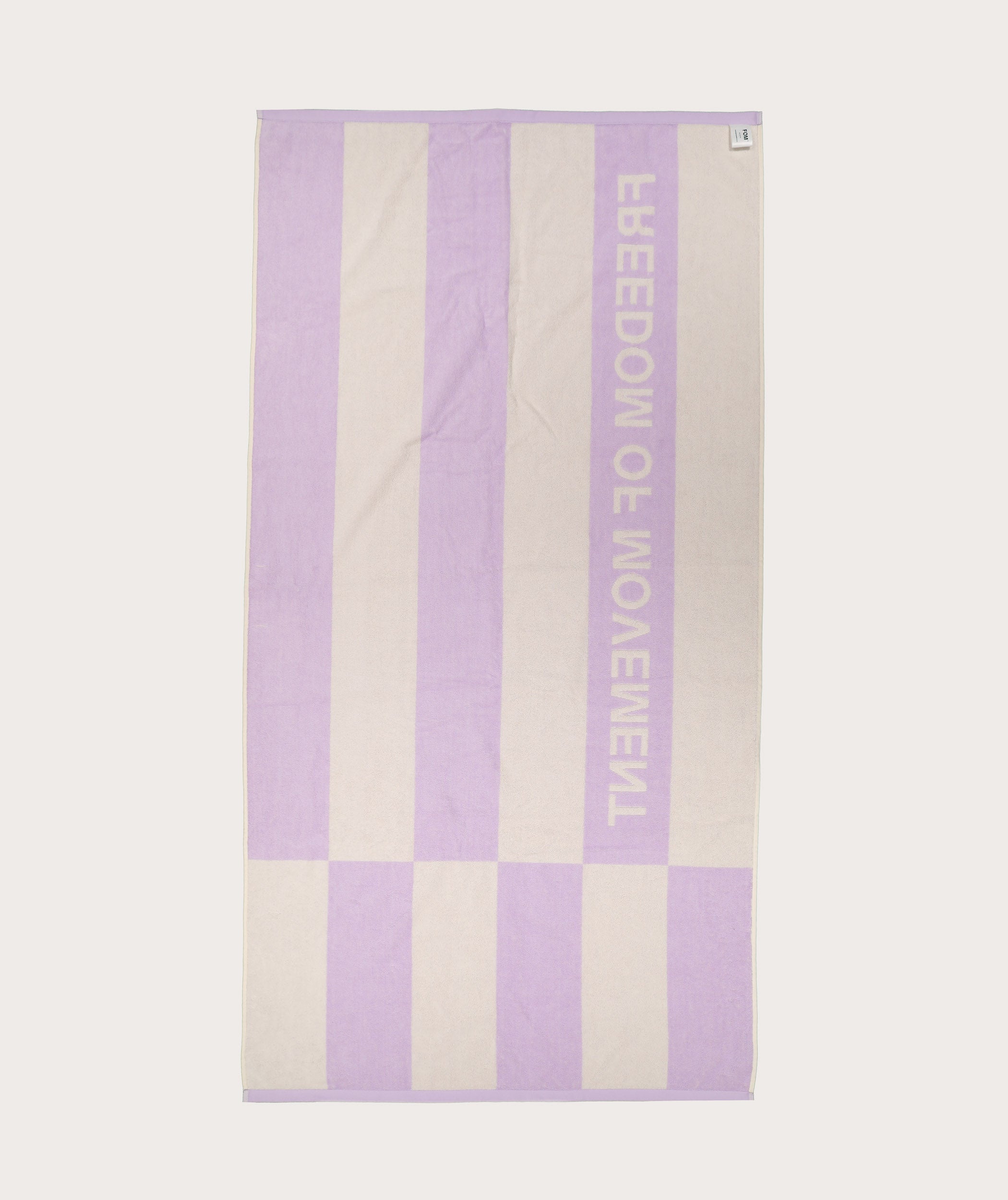 FOM Beach Towel - Ivory/ Lilac