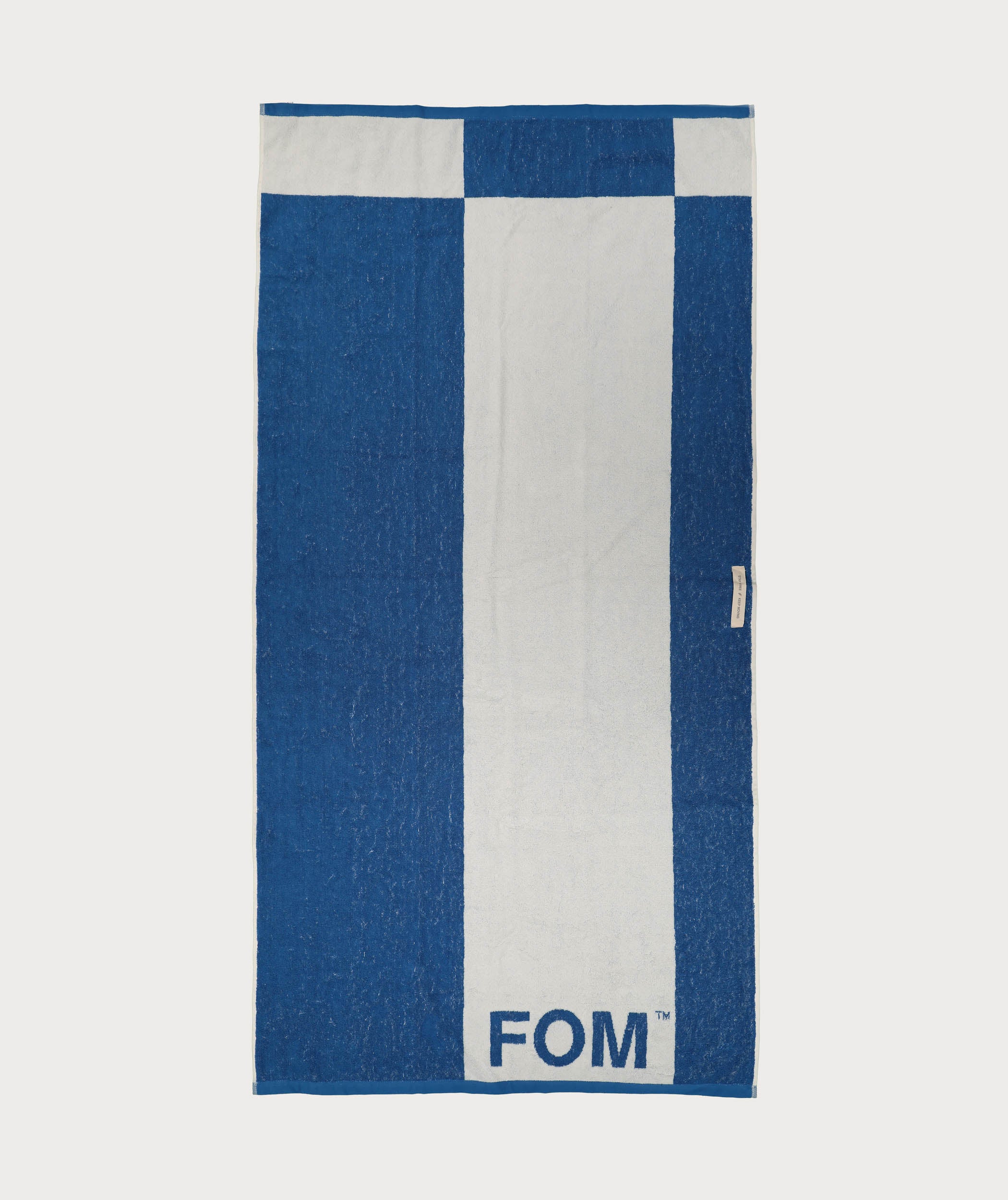 FOM Beach Towel - Ivory/ Sea Breeze