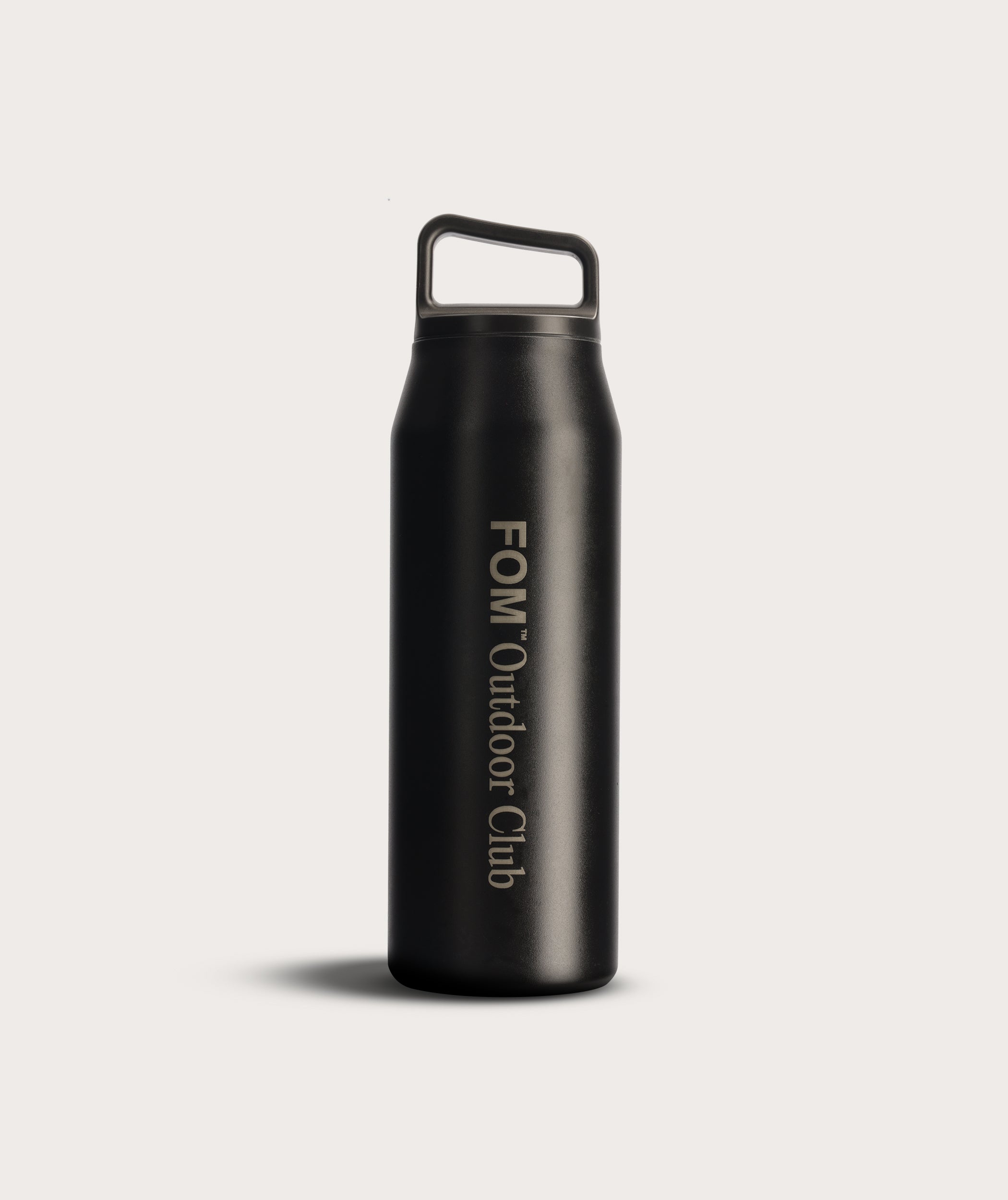 FOM Outdoor Club Water Bottle - Black