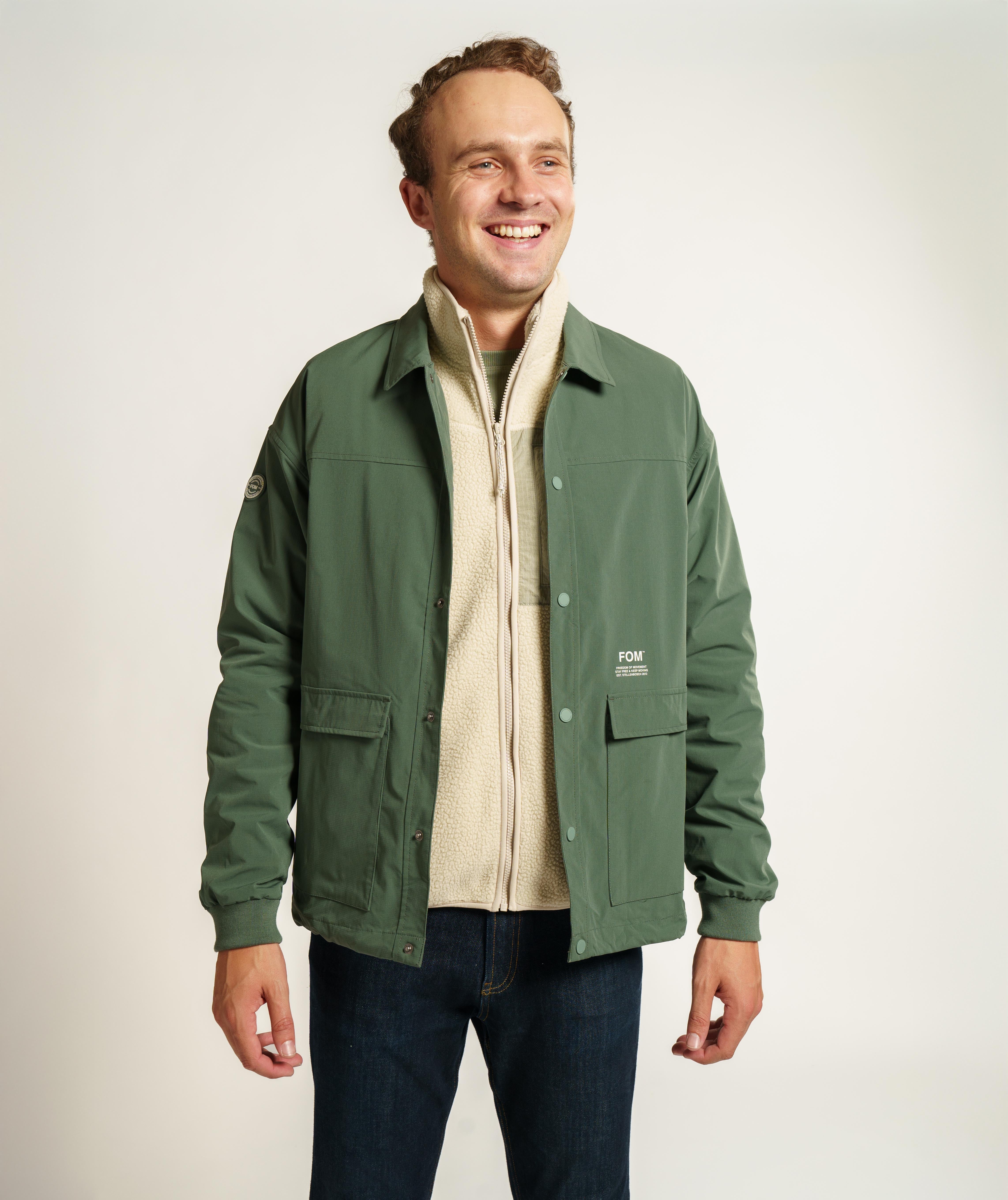 Mens Fleece Gilet - Ecru