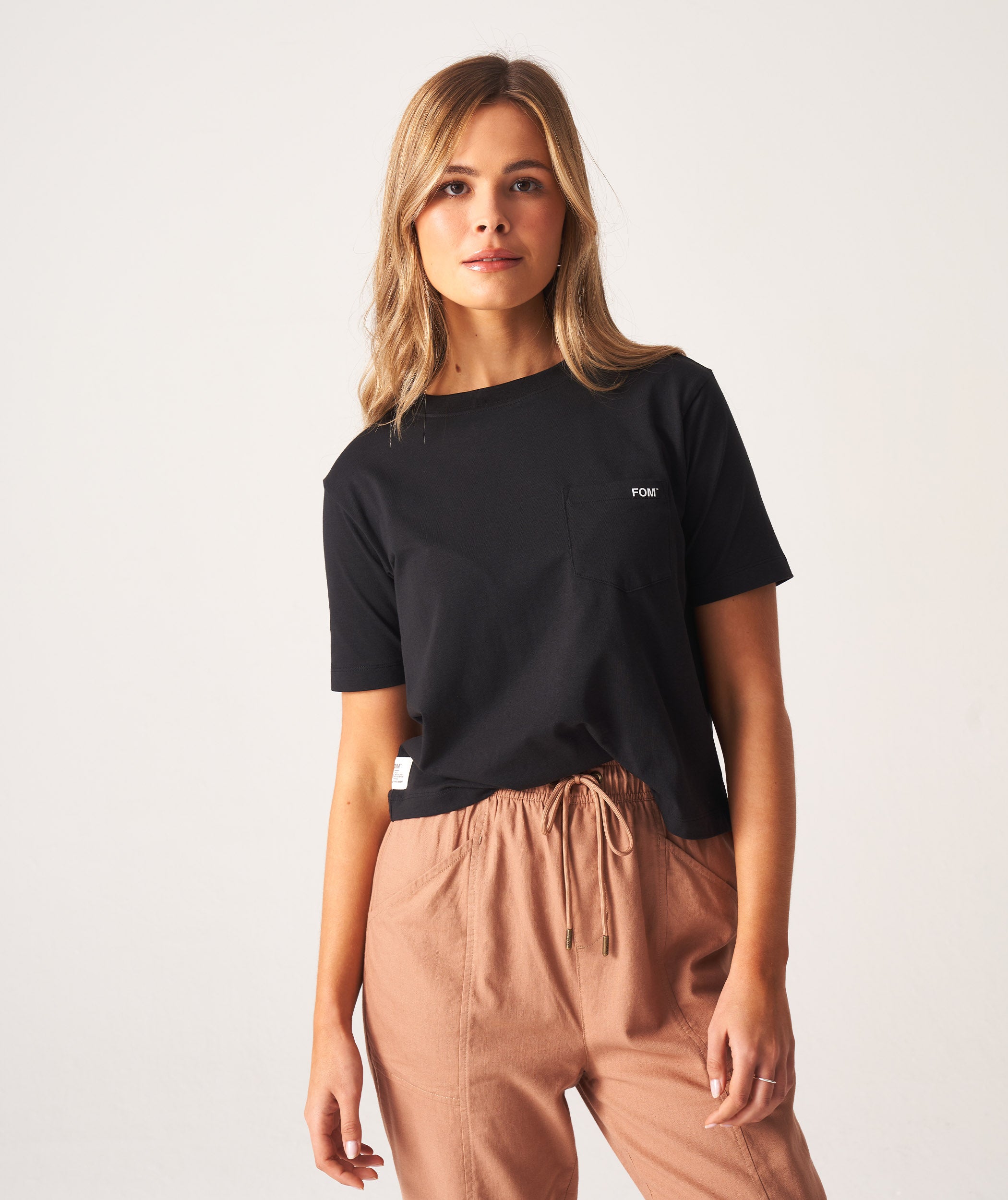 Ladies Standard Cotton Tee - Black