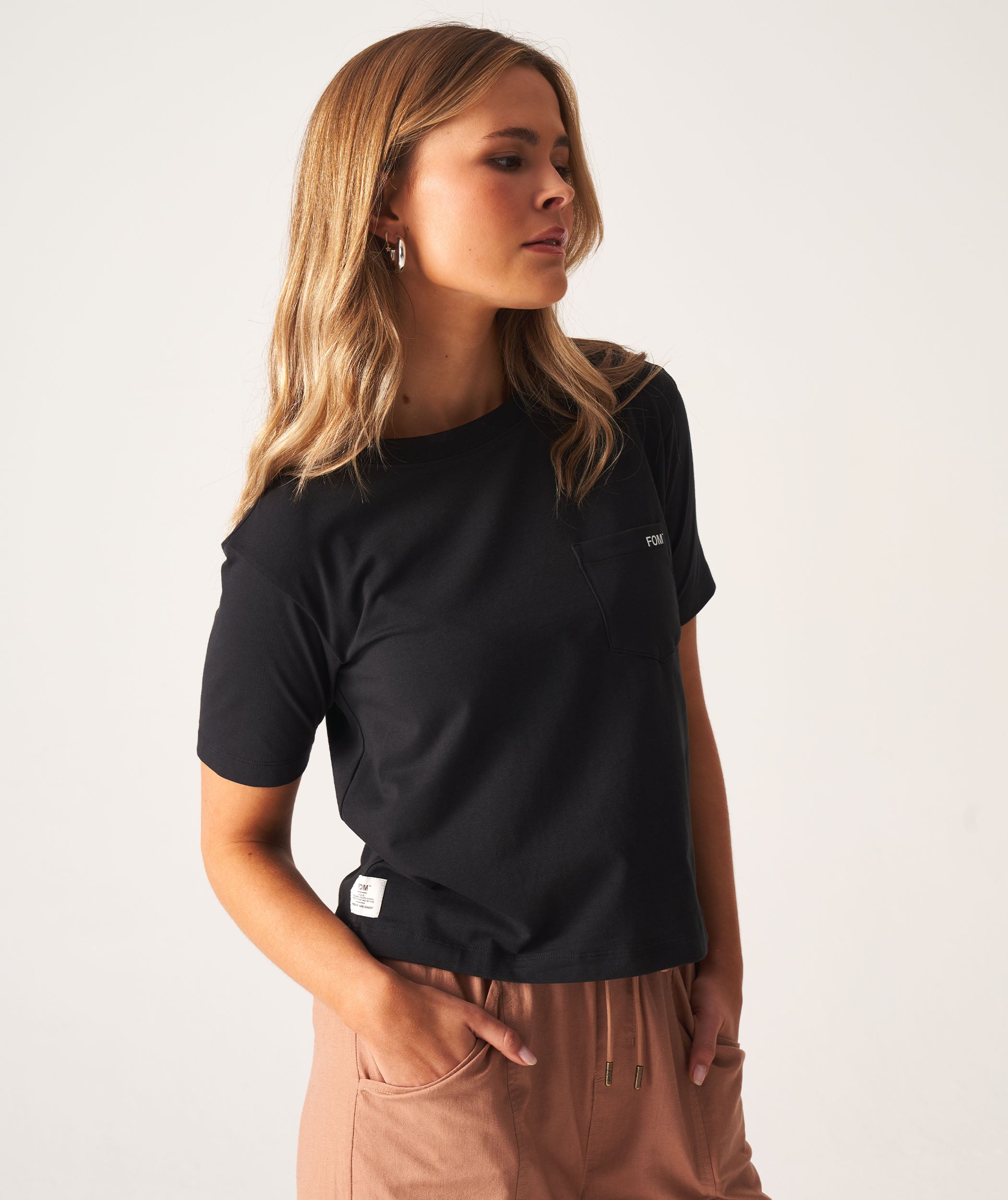 Ladies Standard Cotton Tee - Black