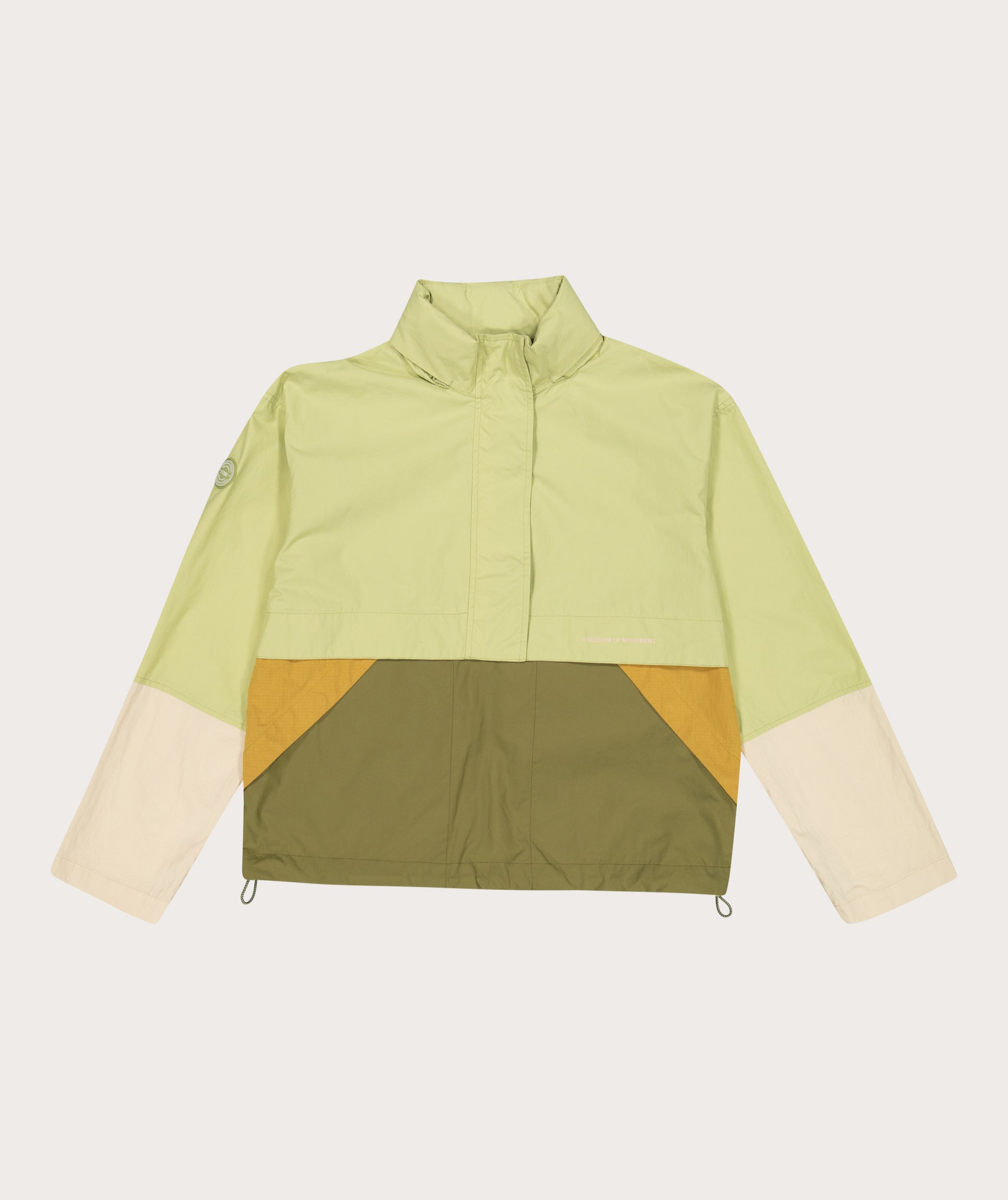 Ladies Anorak - Olive Multicolour