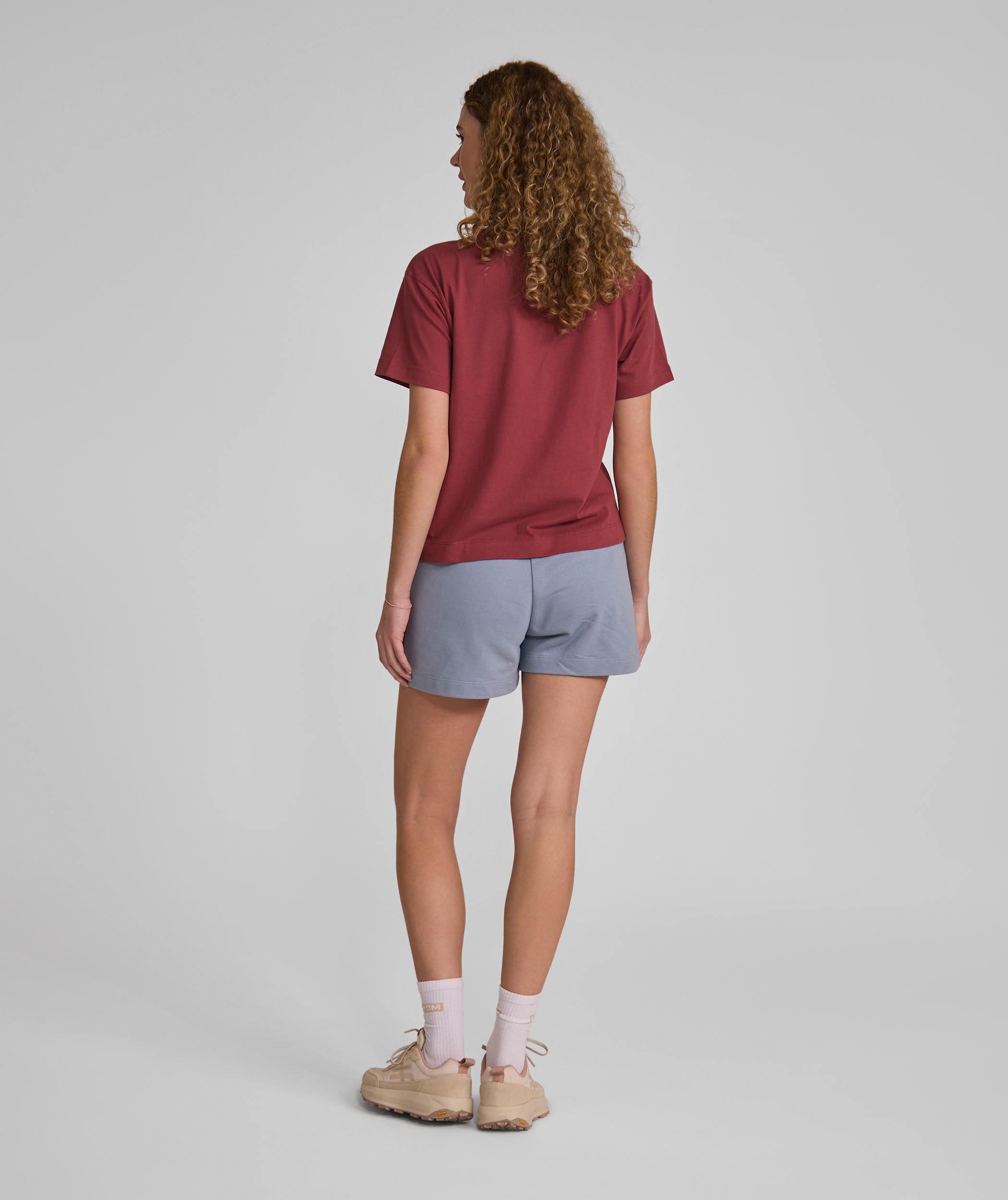 Ladies Fleece Short - Pearl Blue