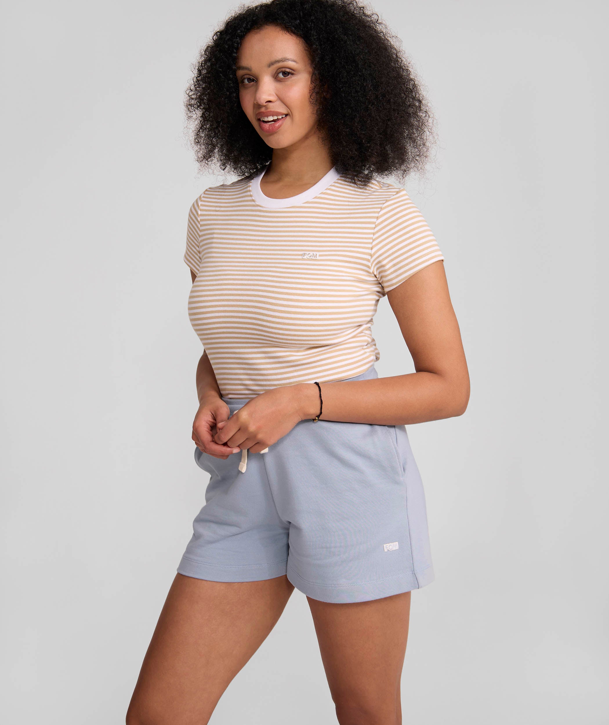 Ladies Fleece Short - Pearl Blue