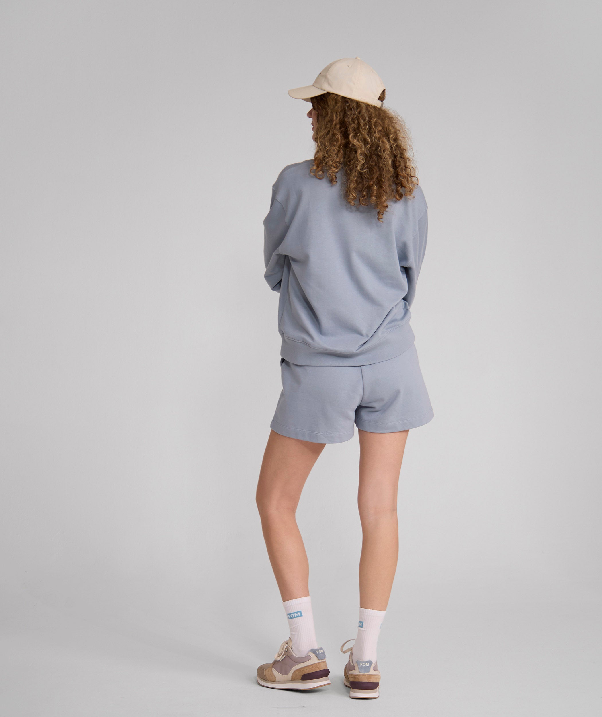 Ladies Windhond 1/4 Zip Sweater - Pearl Blue