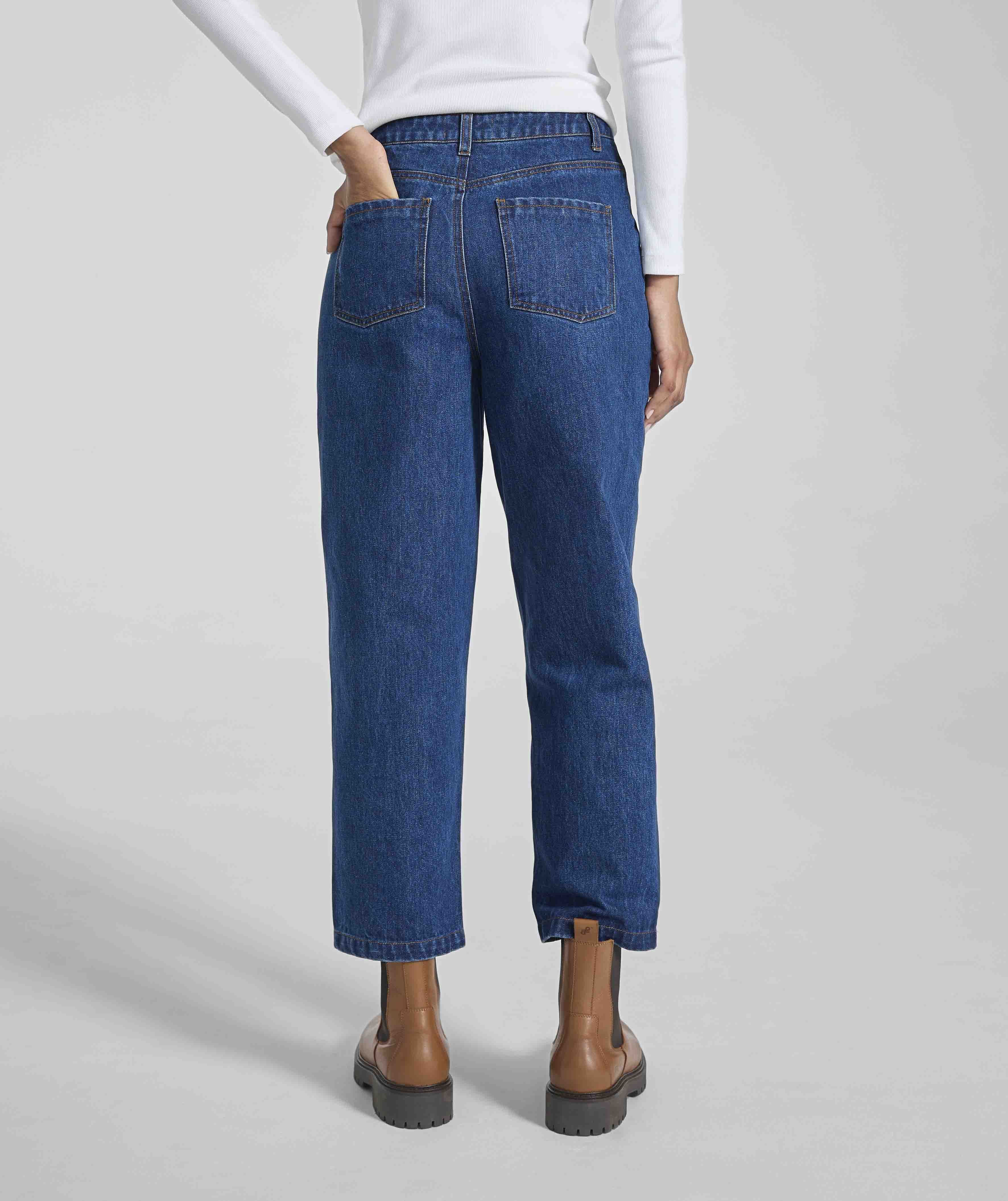 Ladies Barrel Denim - Indigo