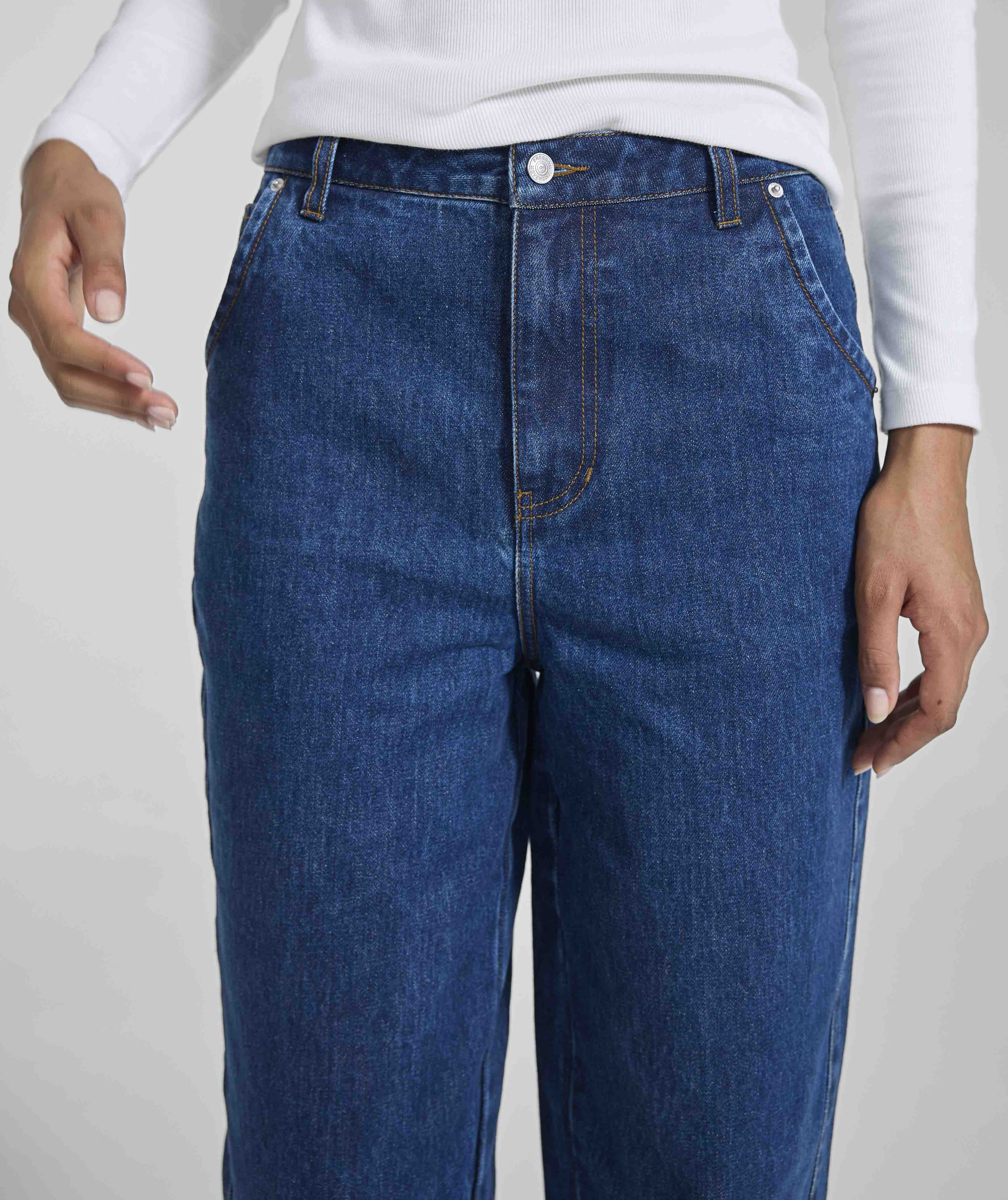 Ladies Barrel Denim - Indigo