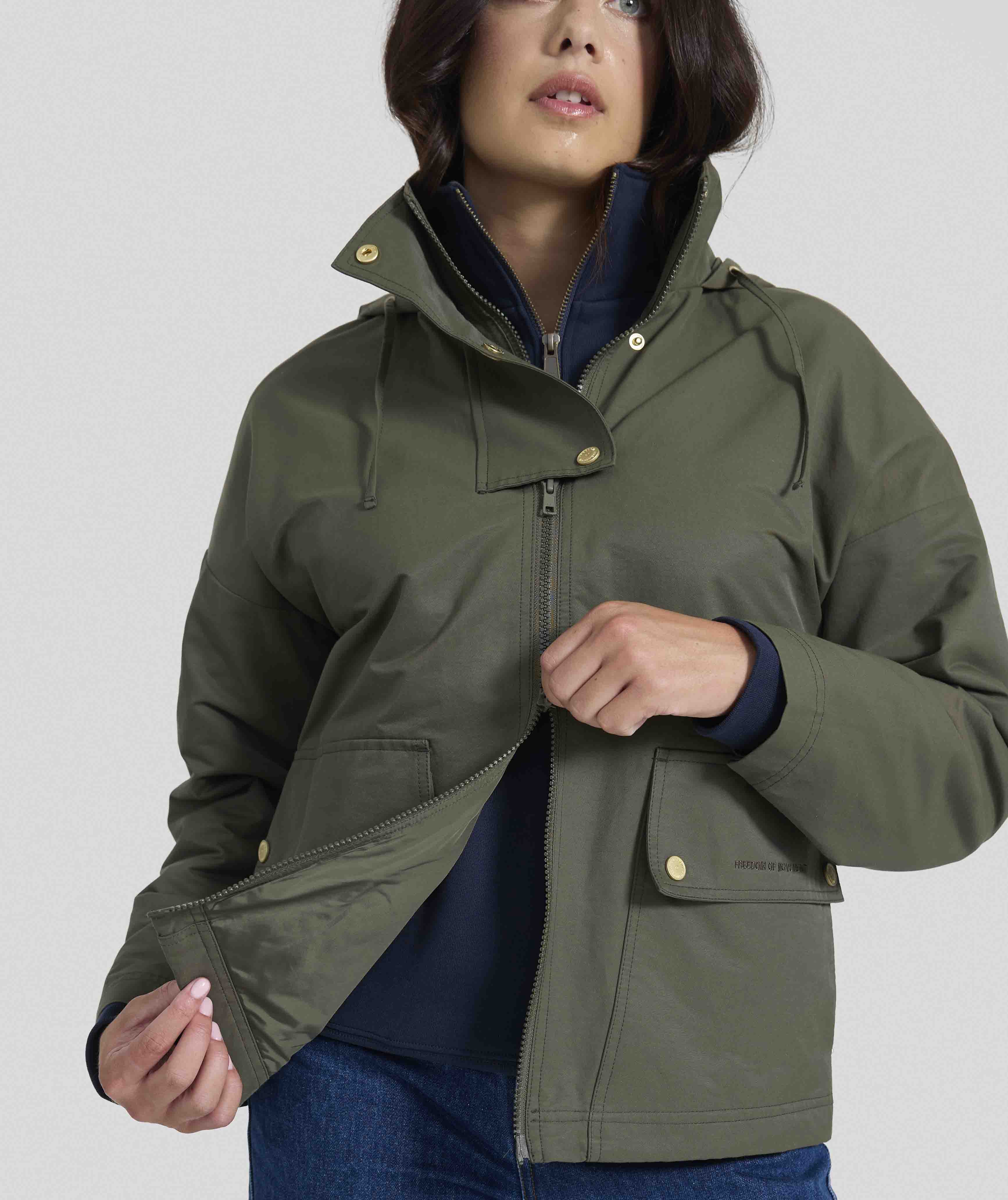 Ladies Field Jacket - Olive