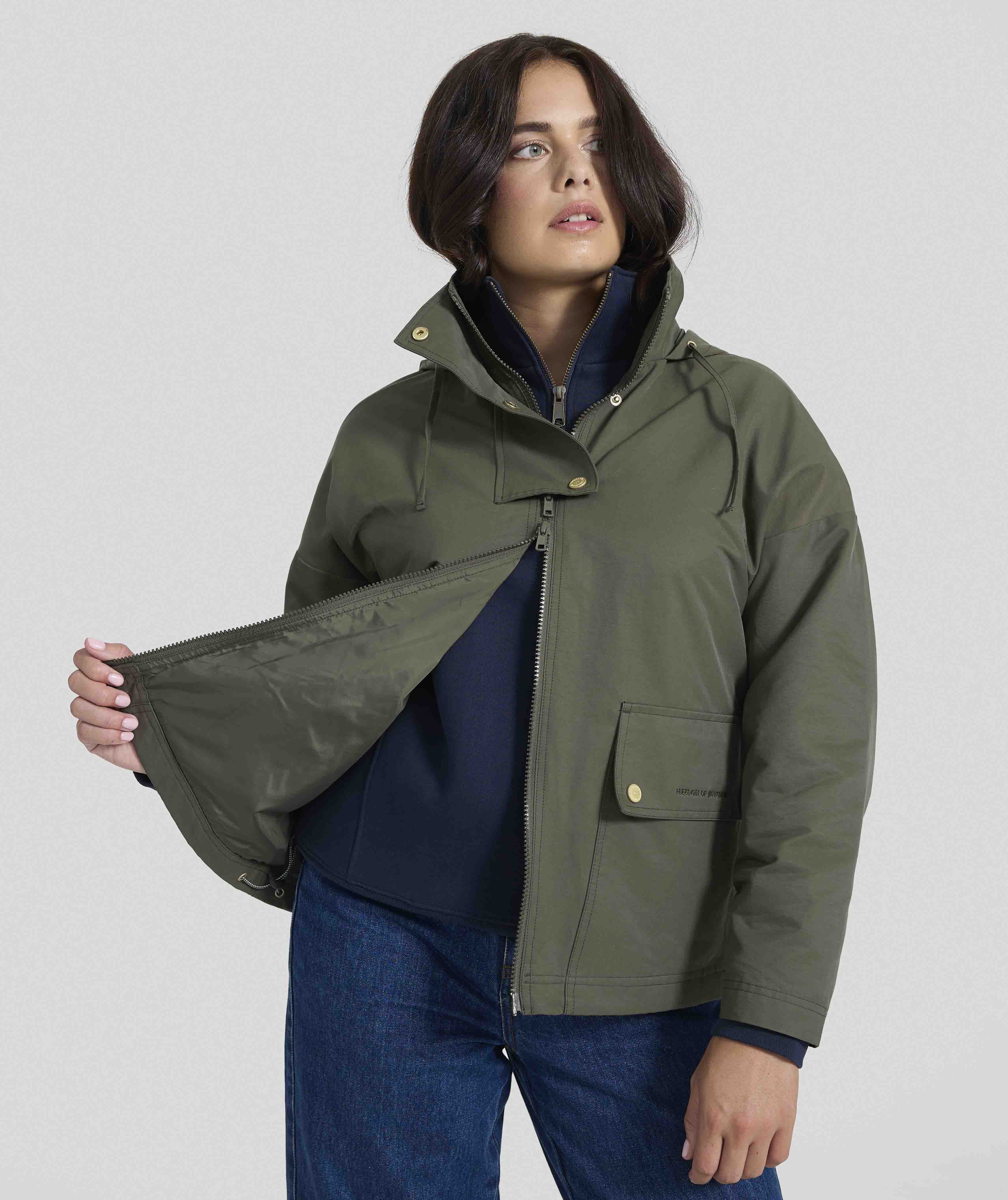 Ladies Field Jacket - Olive