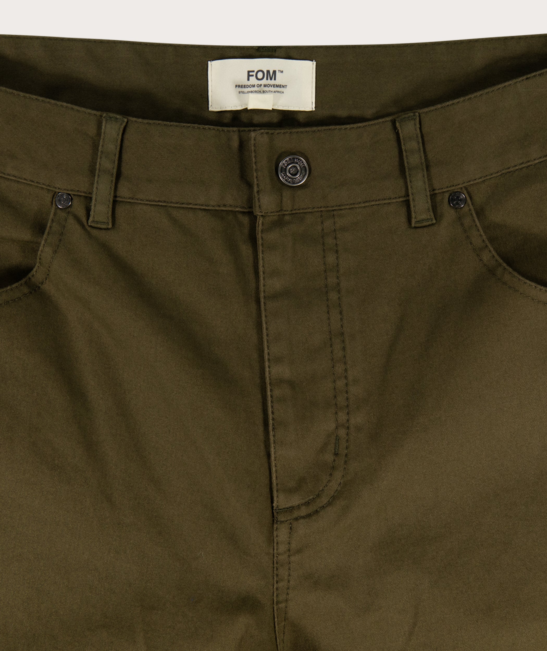 Ladies Regular Fit Pants - Olive Green