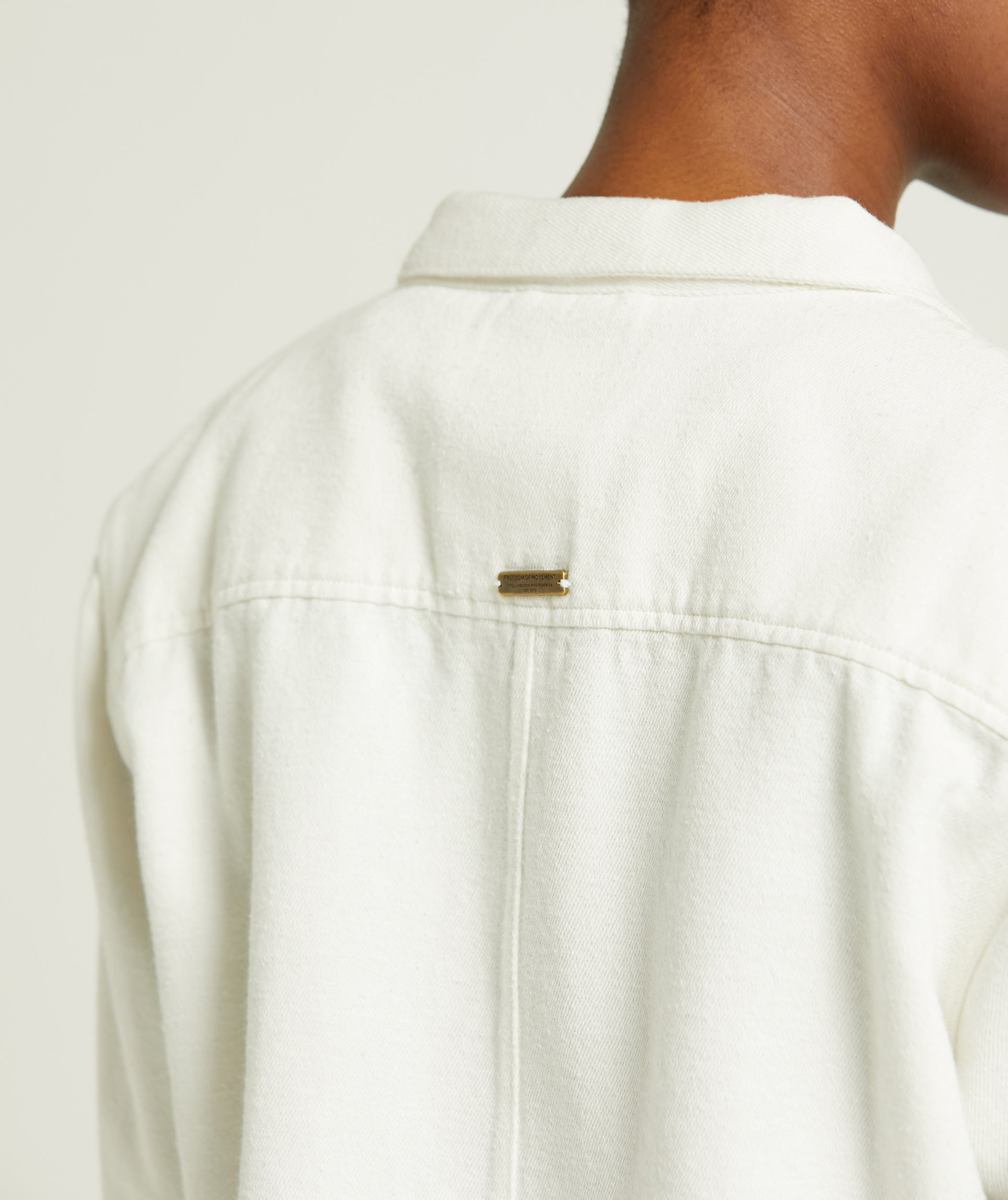 Ladies Hemp Blend Shacket - Ivory