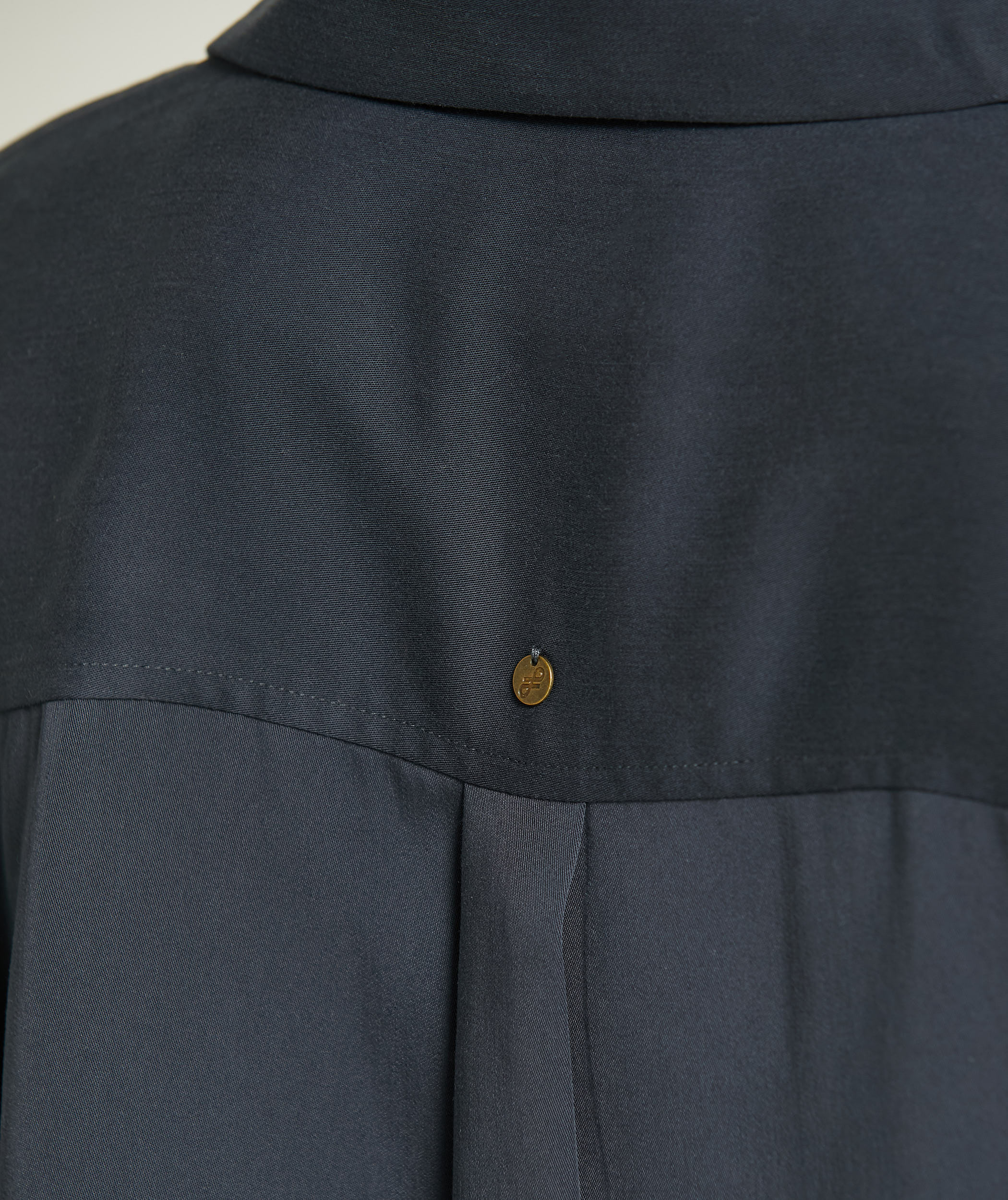 Ladies Long Sleeve Modal Shirt - Dark Navy