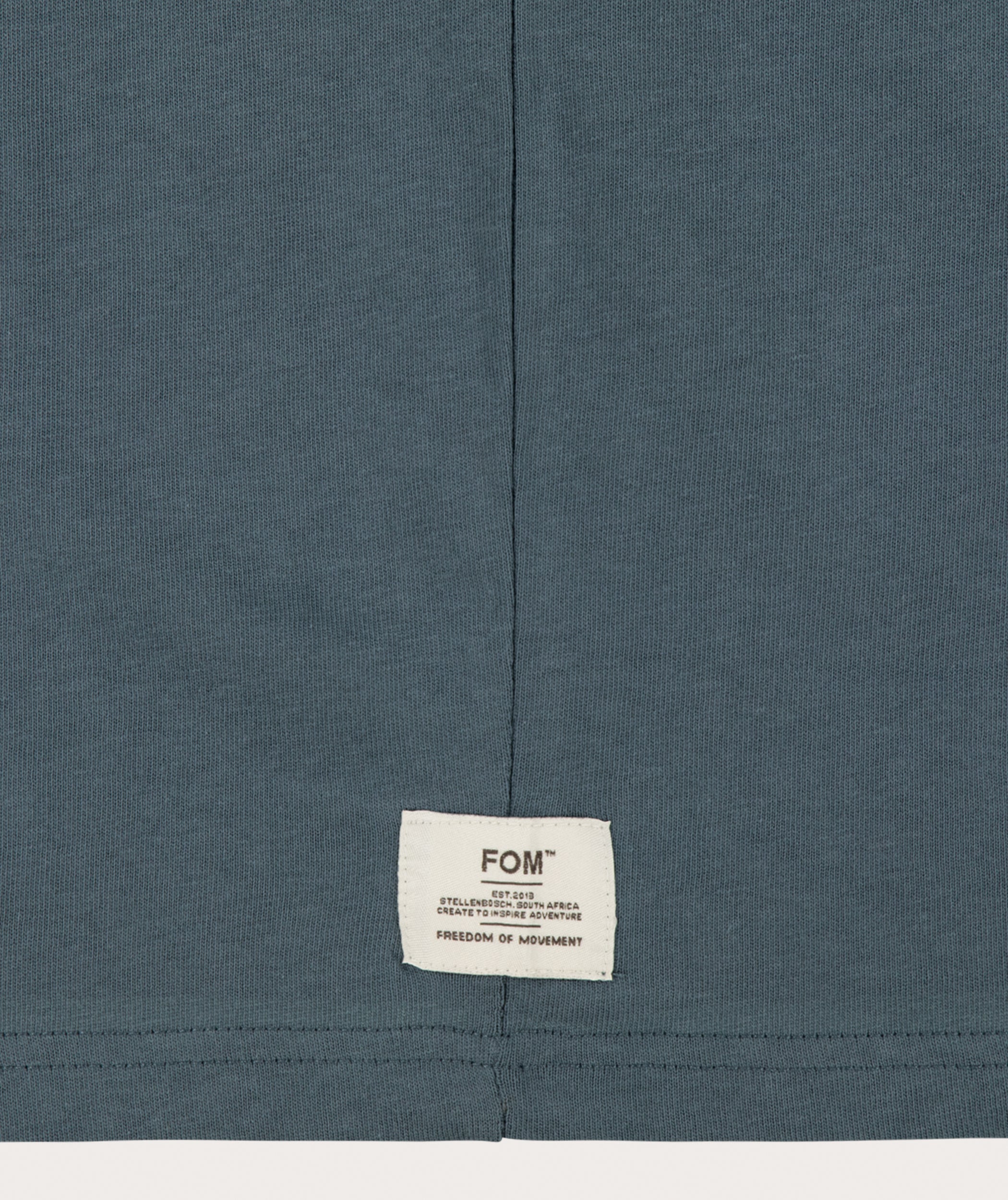 Men's Relaxed Organic Cotton Tee - Blue Steel