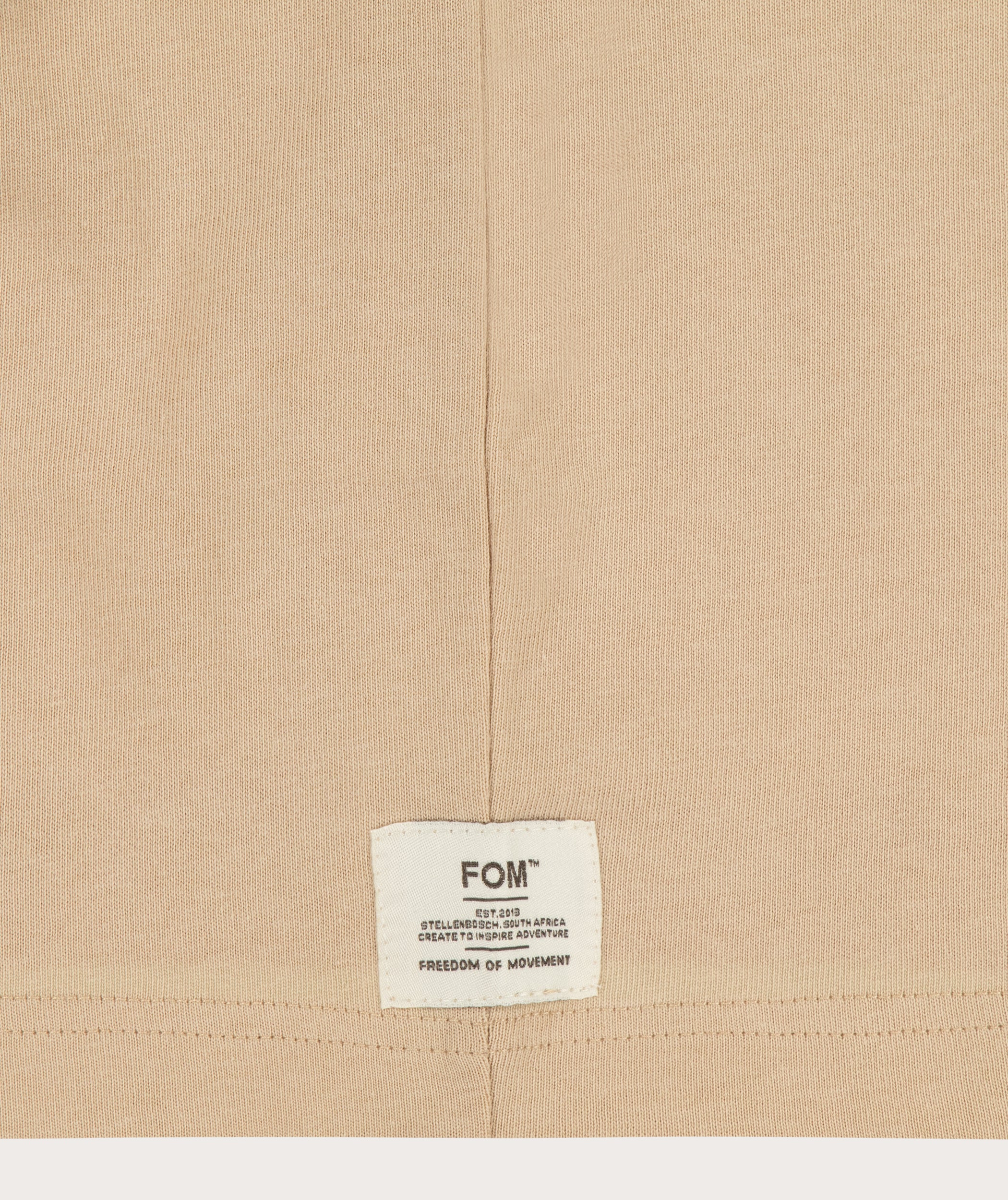 FOM x Sonwabo Men's Relaxed Heritage Tee - Safari Beige